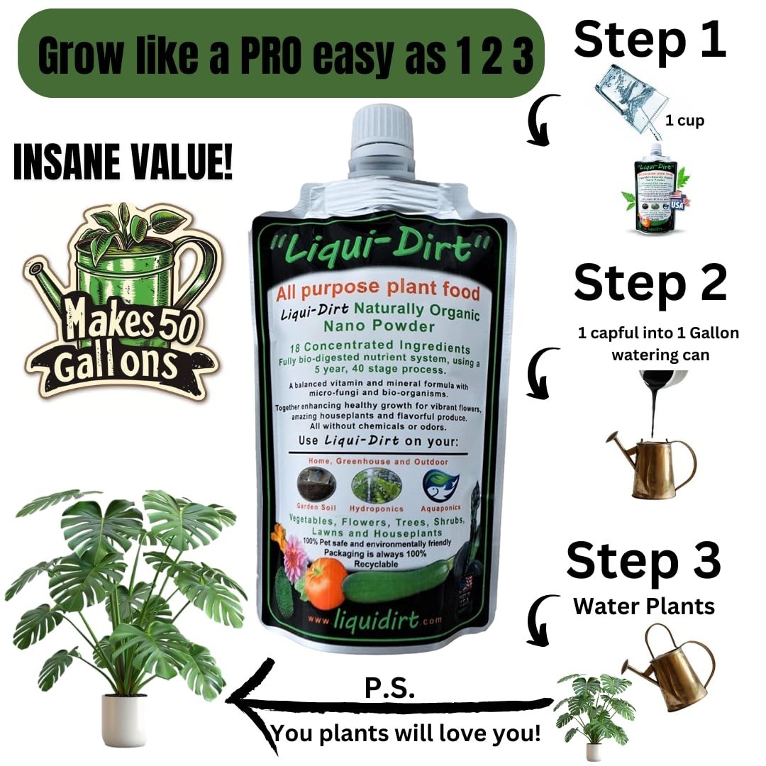 Hydroponics-Friendly Organic Fertilizer – 50 Gallons for Healthy Plants & Yields