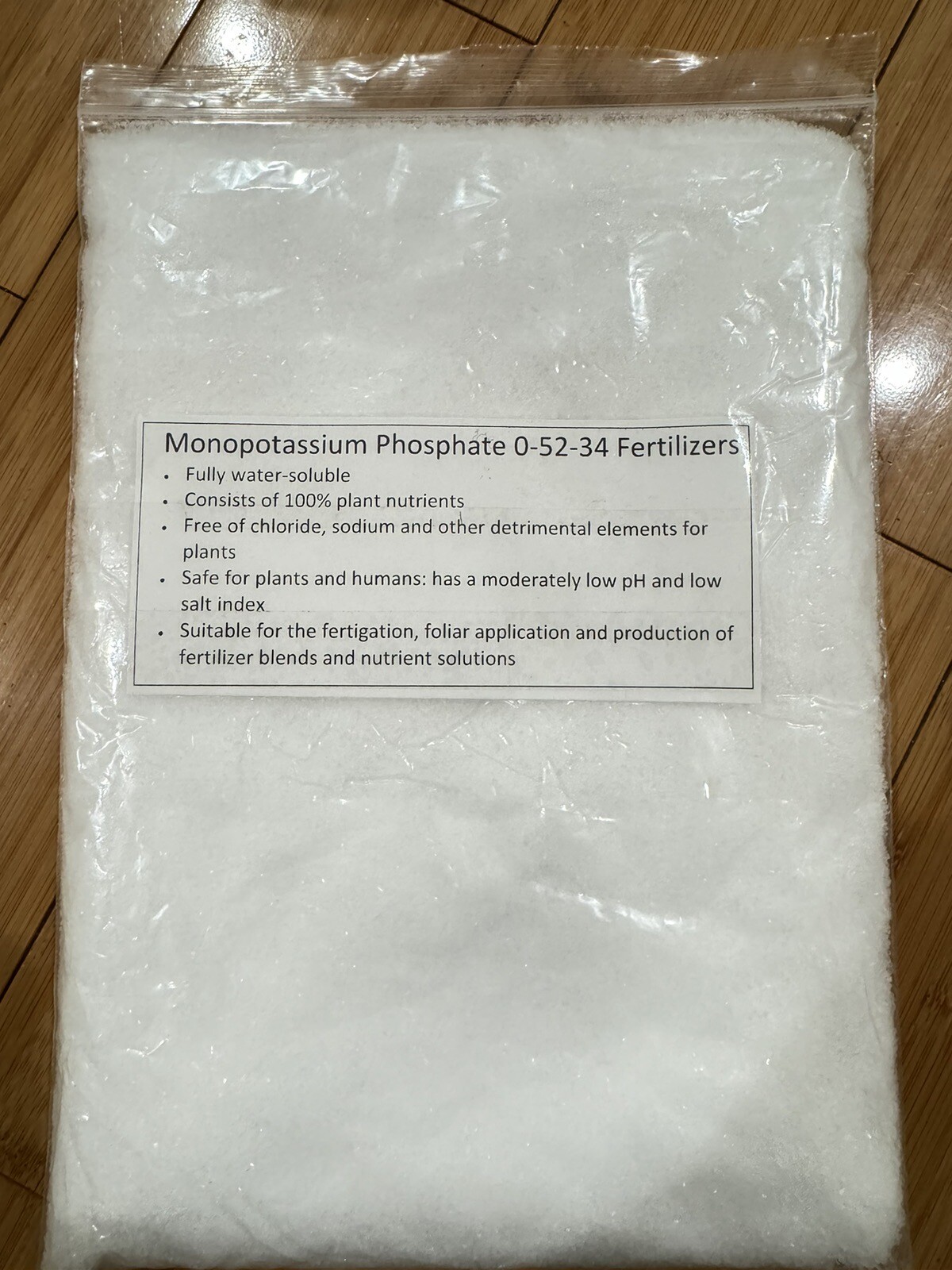 磷酸二氮钾Monopotassium phosphate MKP 0-52-34