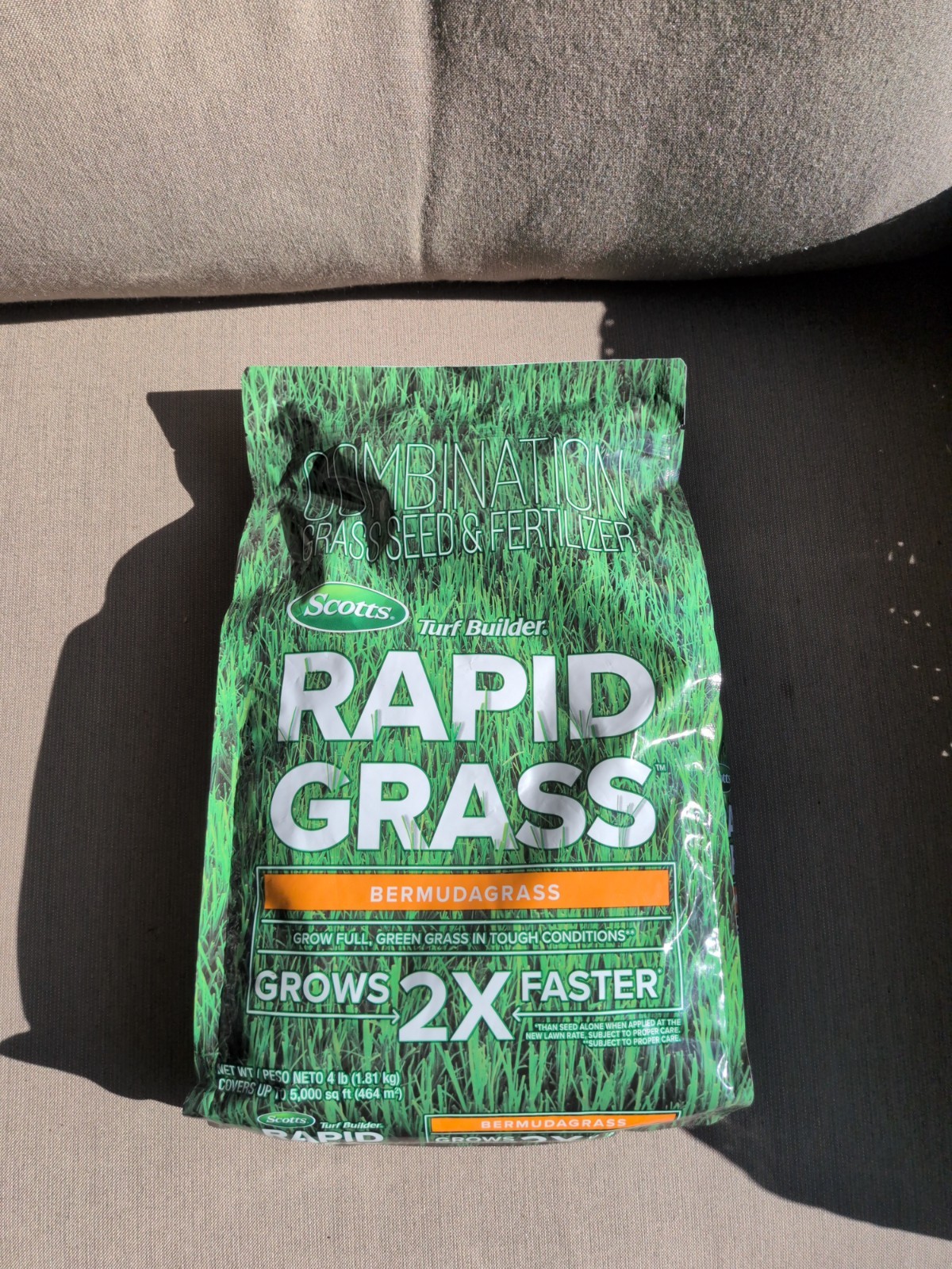 Scotts Rapid Grass Bermudagrass seed