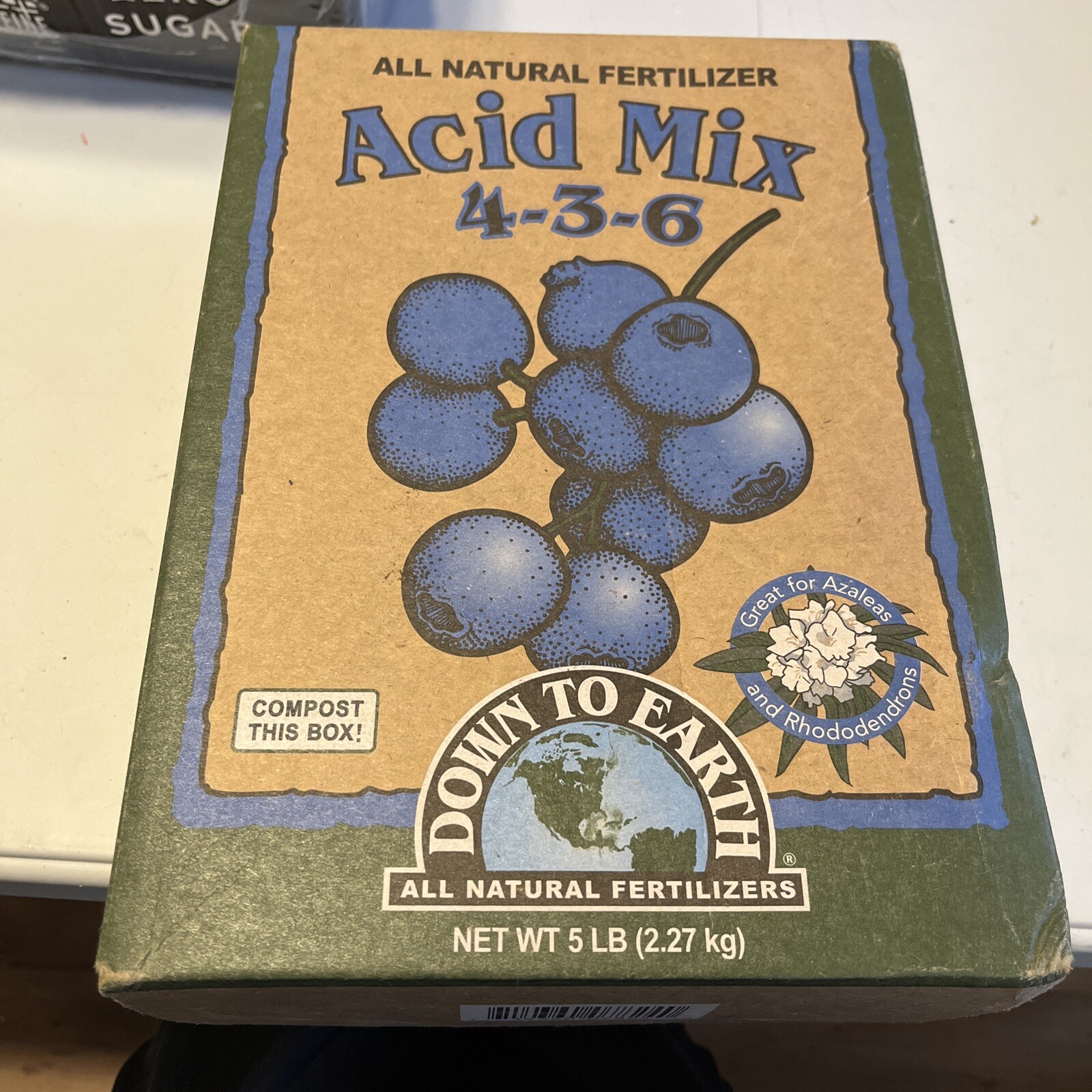 Down To Earth All Natural Acid Mix Fertilizer 4-3-6, 5 lb