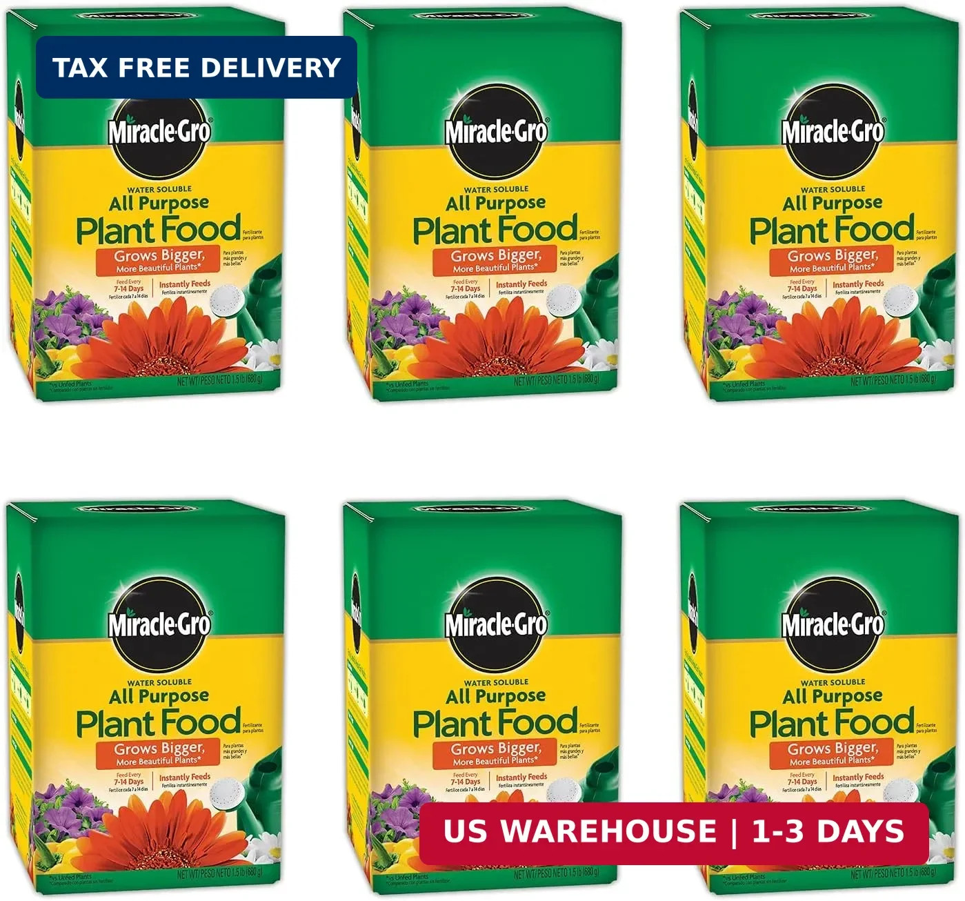 Miracle-Gro Water Soluble All Purpose Plant Food – Fertilizer For All Indoor or