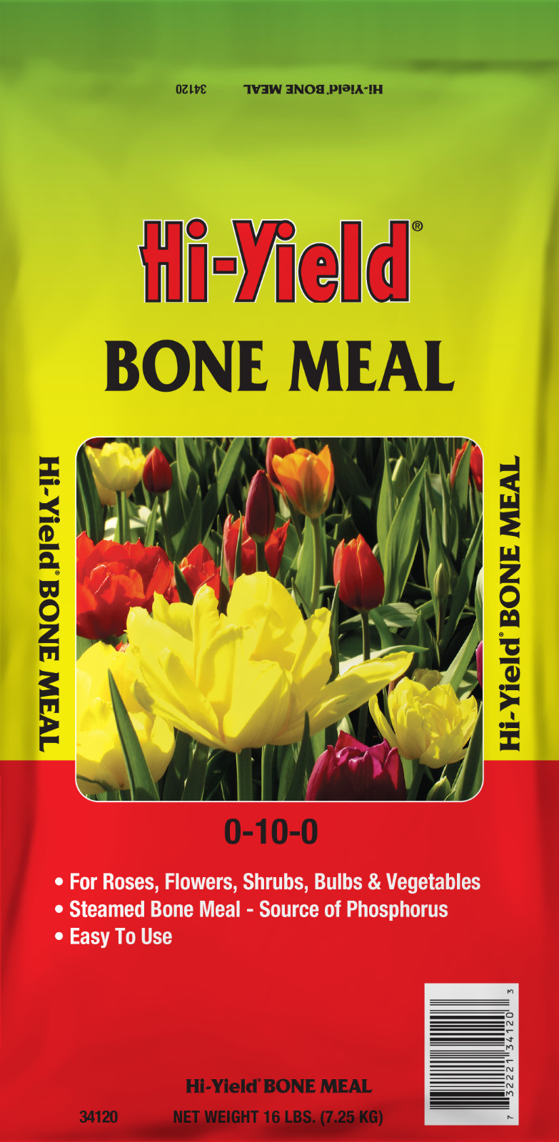 Hi-Yield Bone Meal 16 lb bulb food natural fertilizer phosphorus 0-10-0 rooting
