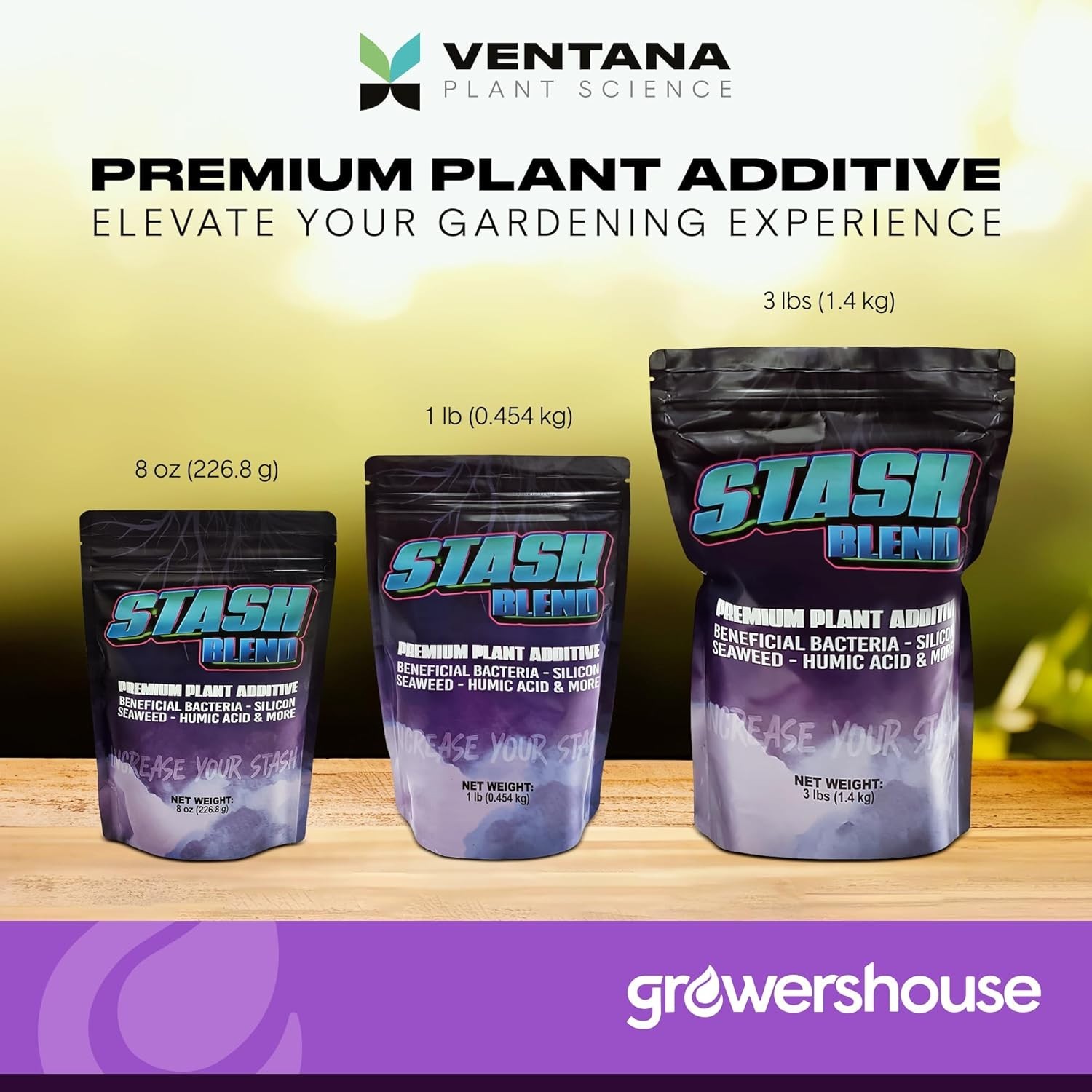 Stash Blend Premium Plant Additive Root Hormone for Plants – with Corn-Steep Liq