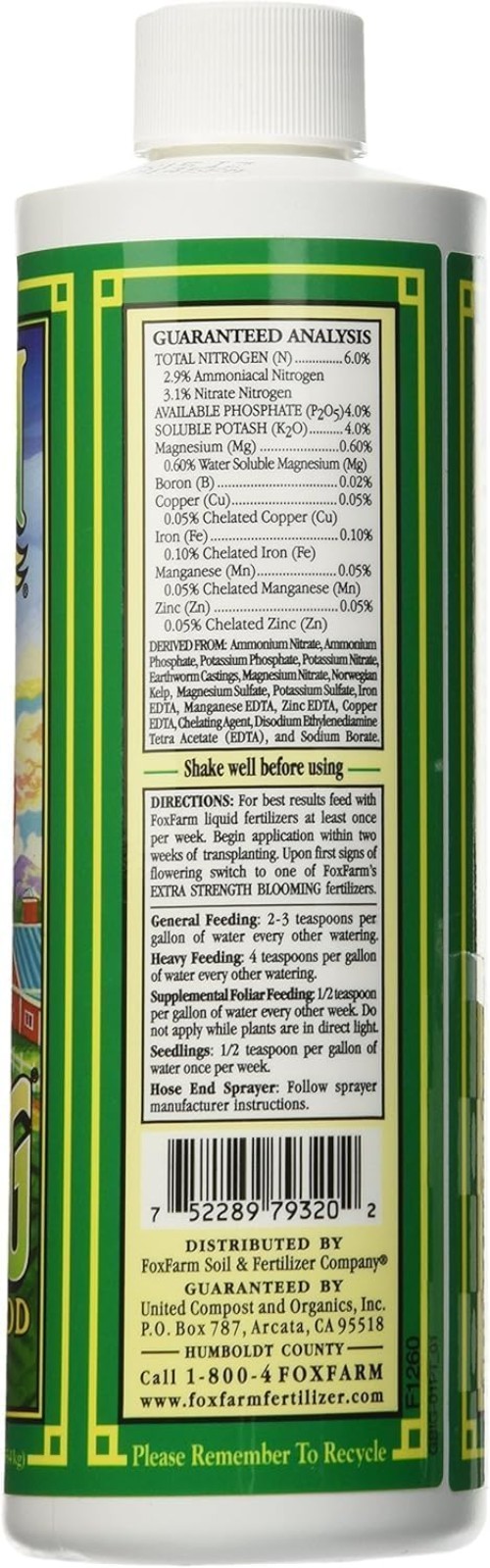 Pint-Sized Grow Big Plant Food for Vibrant Indoor & Outdoor Vegetation Growth