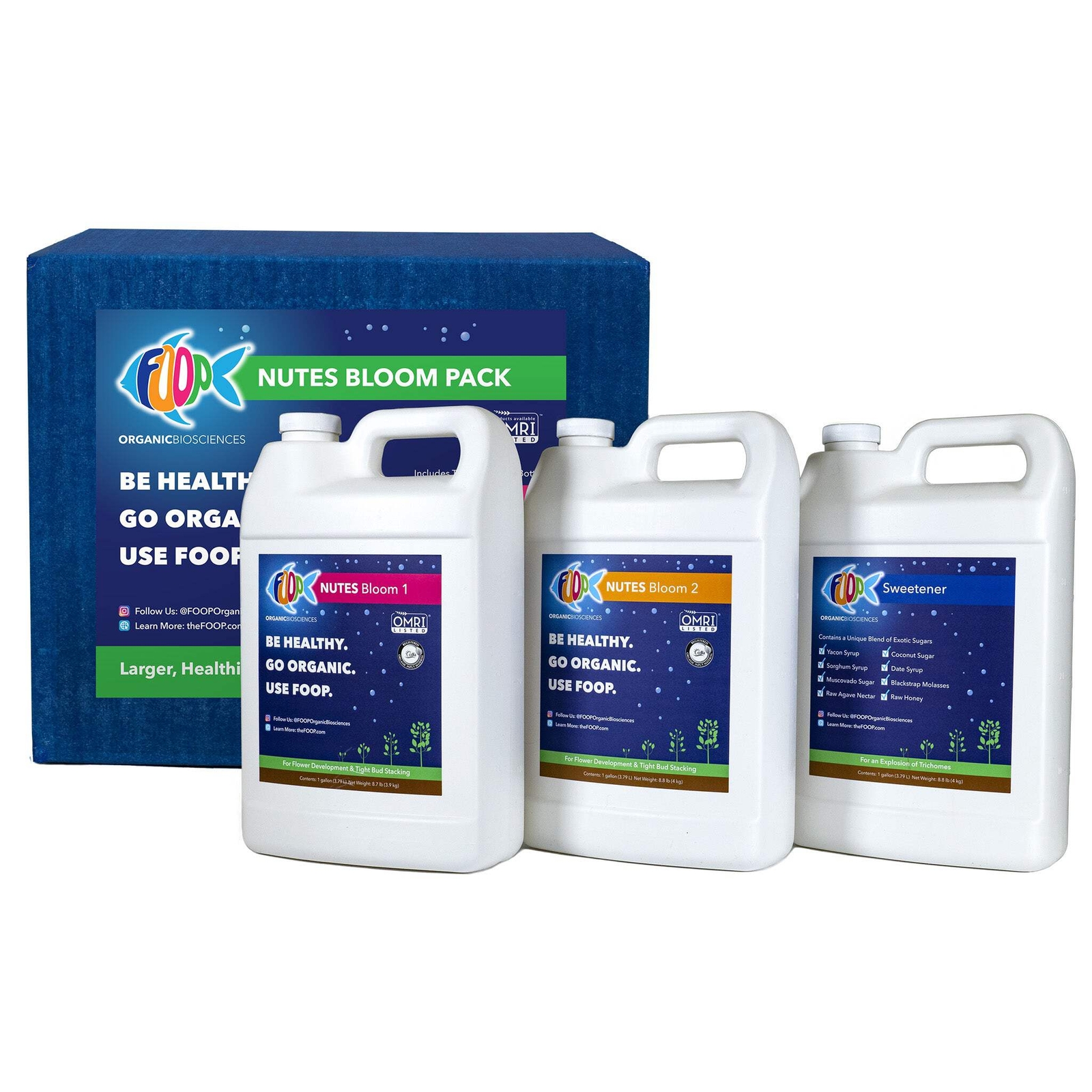 Official FOOP Nutes Bloom Gallon Pack – Direct from Manufacturer