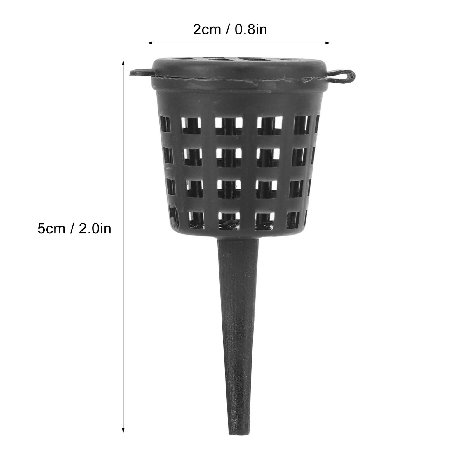 100-Pack Bonsai Fertilizer Baskets With Lid Portable Mesh For Potted Plants