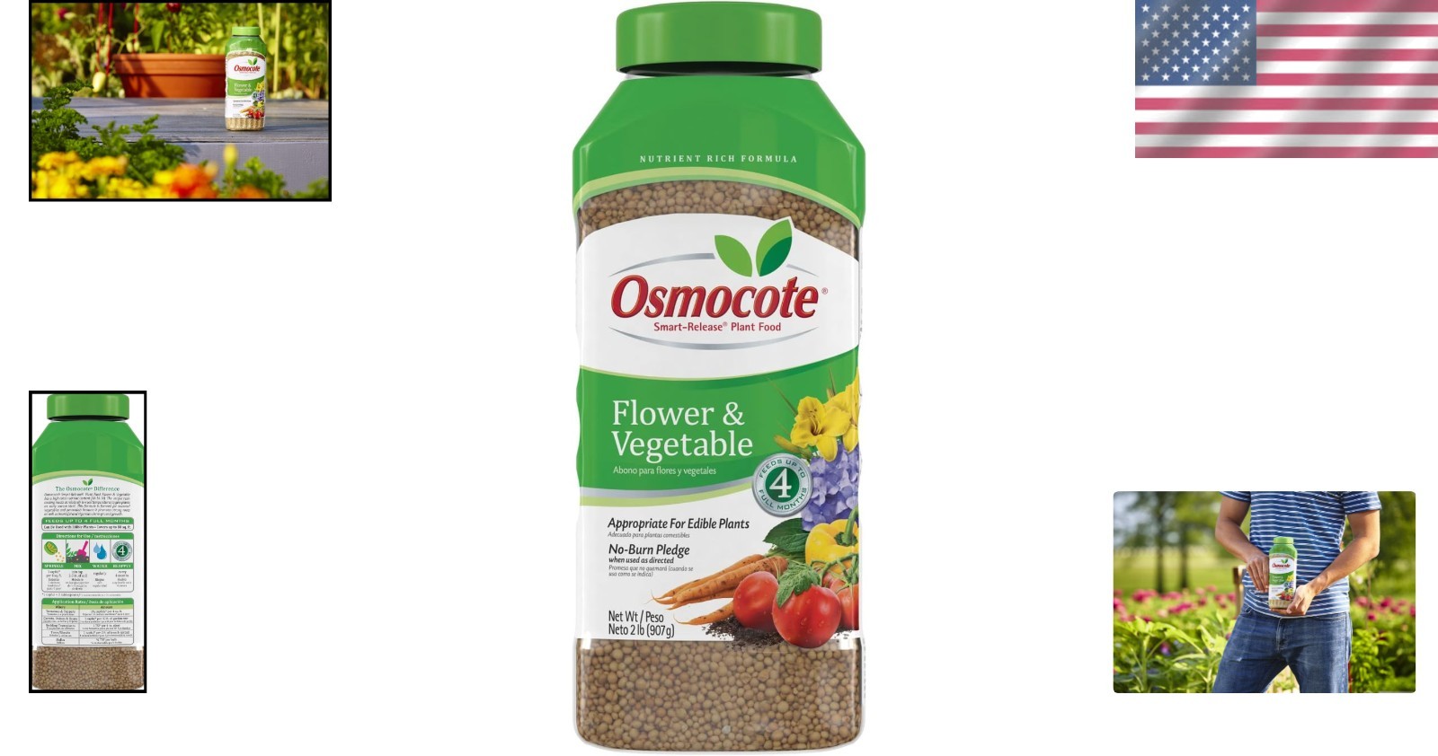 Vigorous Growth Smart-Release Plant Food for Flower & Vegetable Gardens, 2 lb.