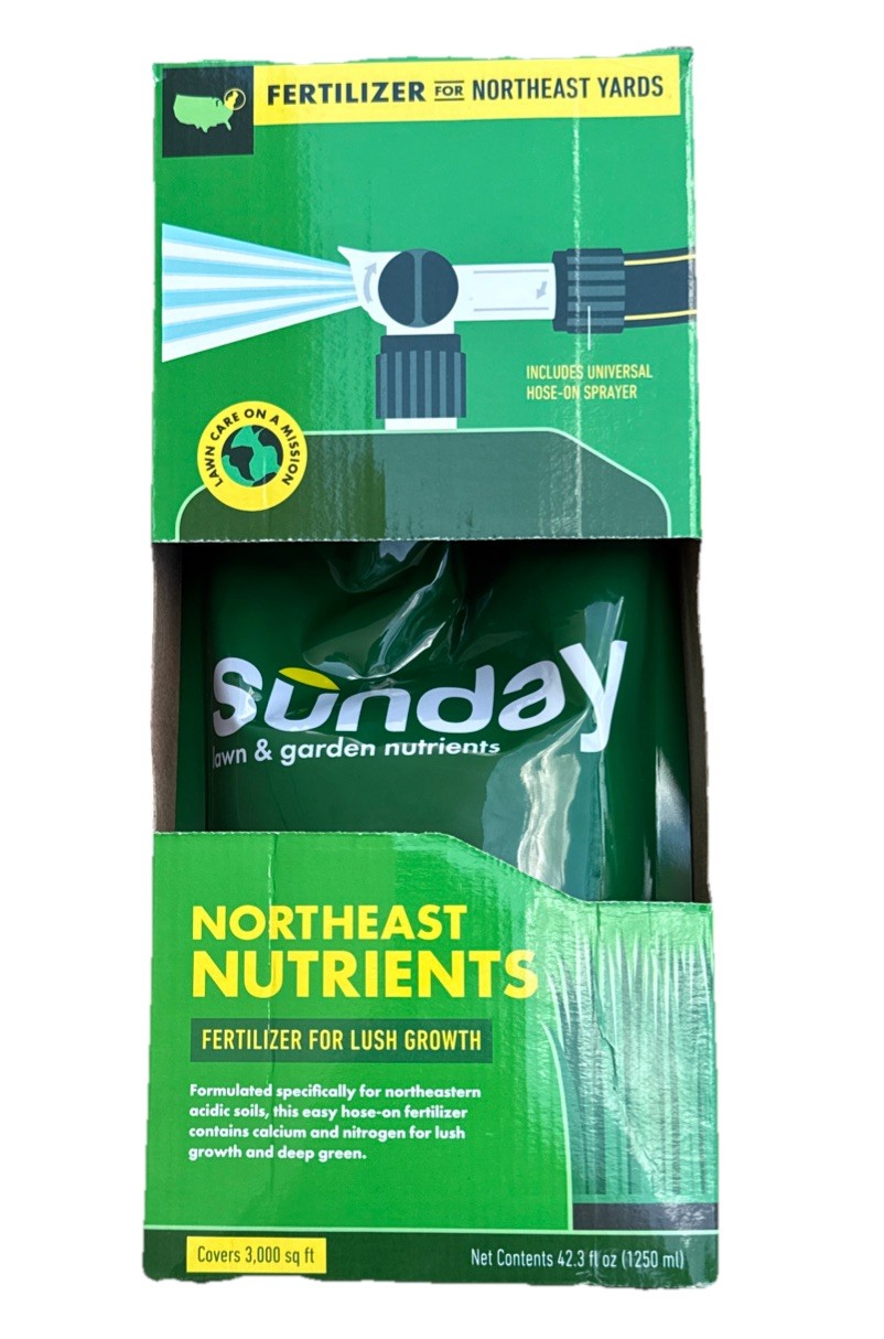 Sunday Northeast 3,000 Sq. Ft. Liquid Lawn Fertilizer 42.3 Oz 15-0-0