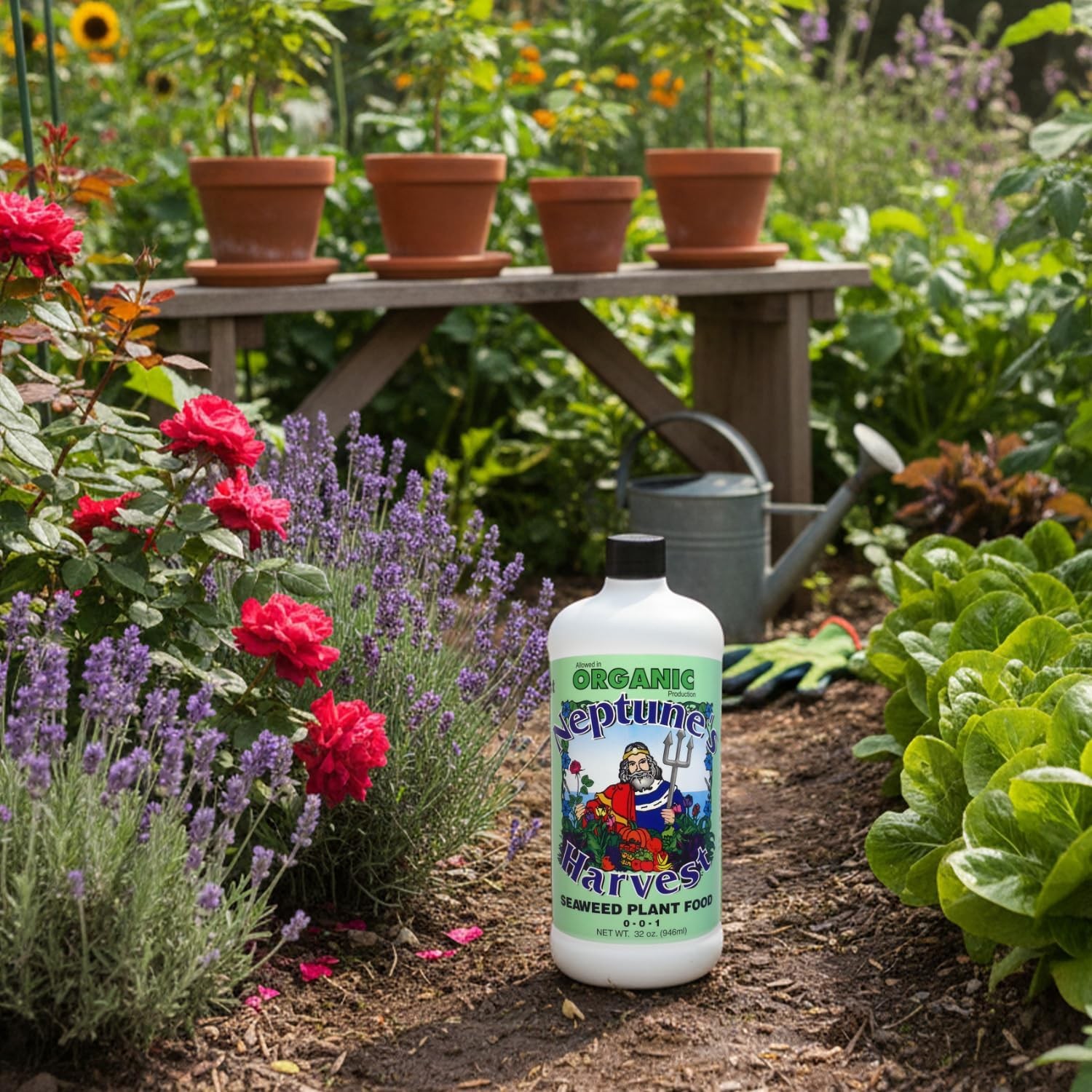 Seaweed Plant Food 0-0-1 – Multi-Purpose Organic Liquid Fertilizer – Indoor