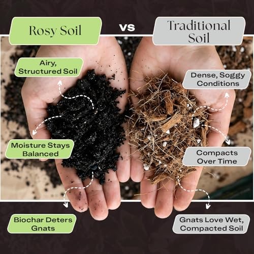 Microbially Active Fertilizer for Houseplants & Herbs – 4 Quarts Plant Food