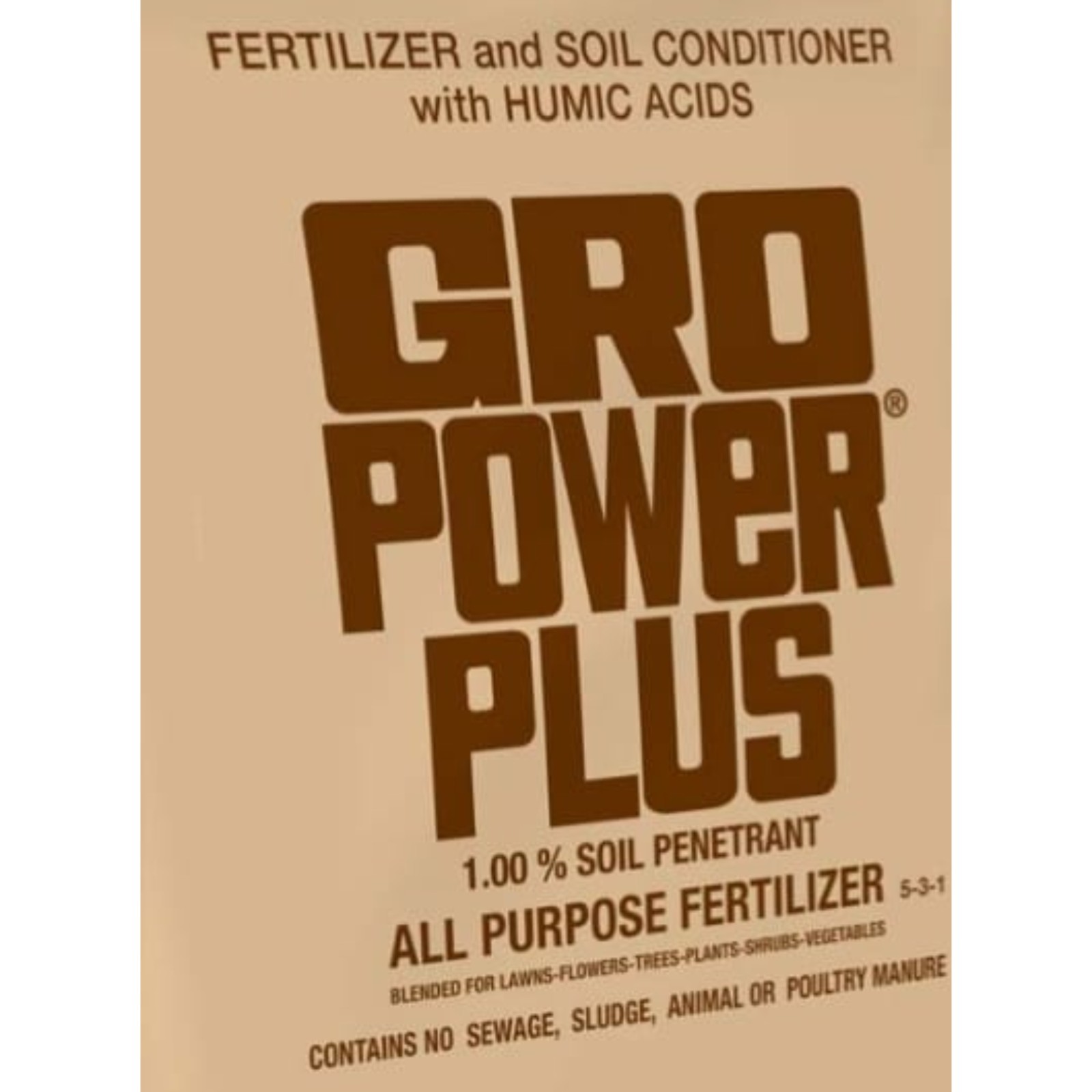 🔥5 Lbs Zip Bag GRO-POWER PLUS All Purpose fertilizer Professional 5-3-1