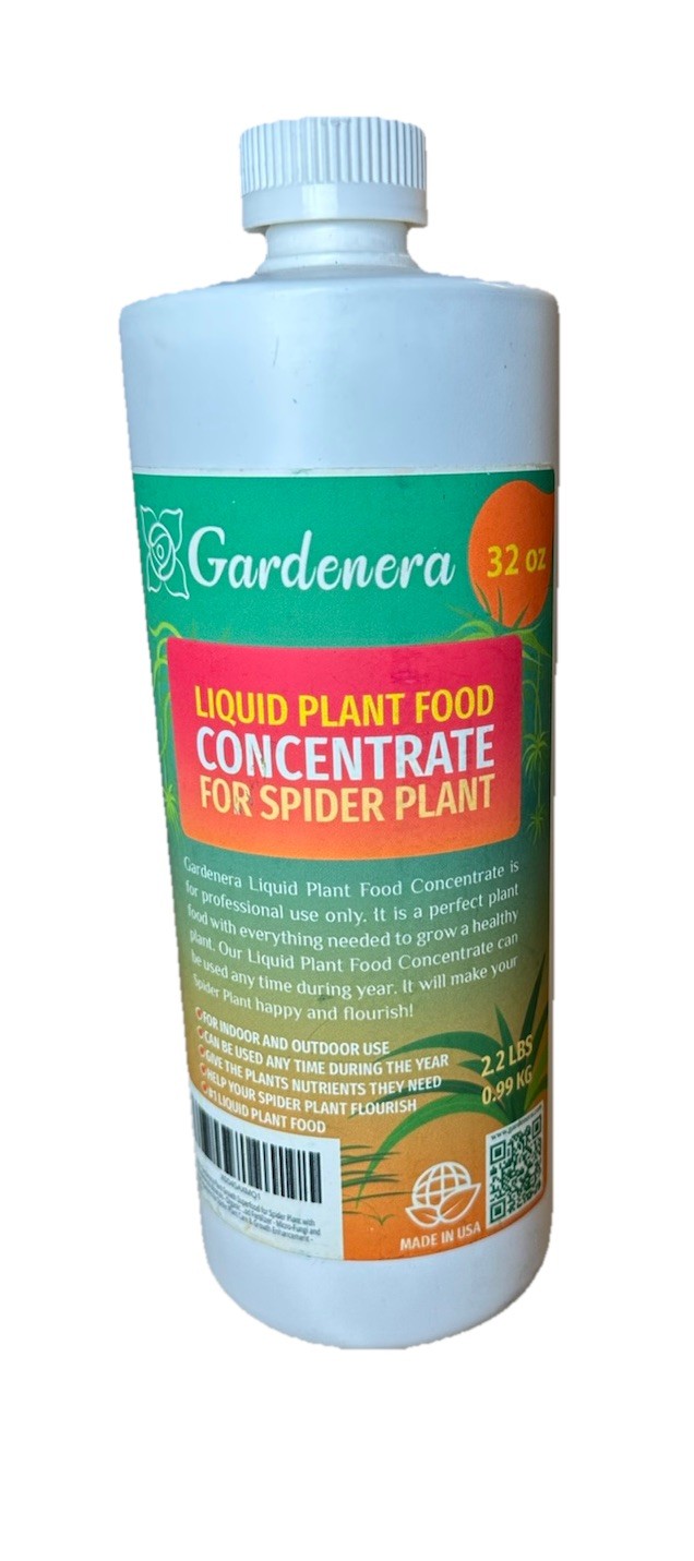Gardenera Liquid Plant Food Concentrate for Spider Plants – 32 oz (2.2 lbs)