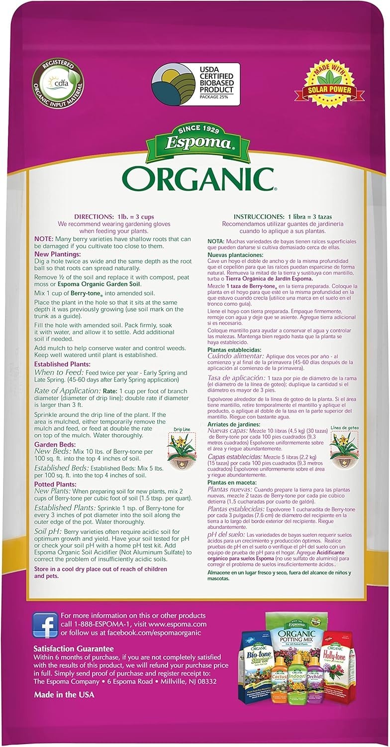 Organic Fertilizer for Berries
