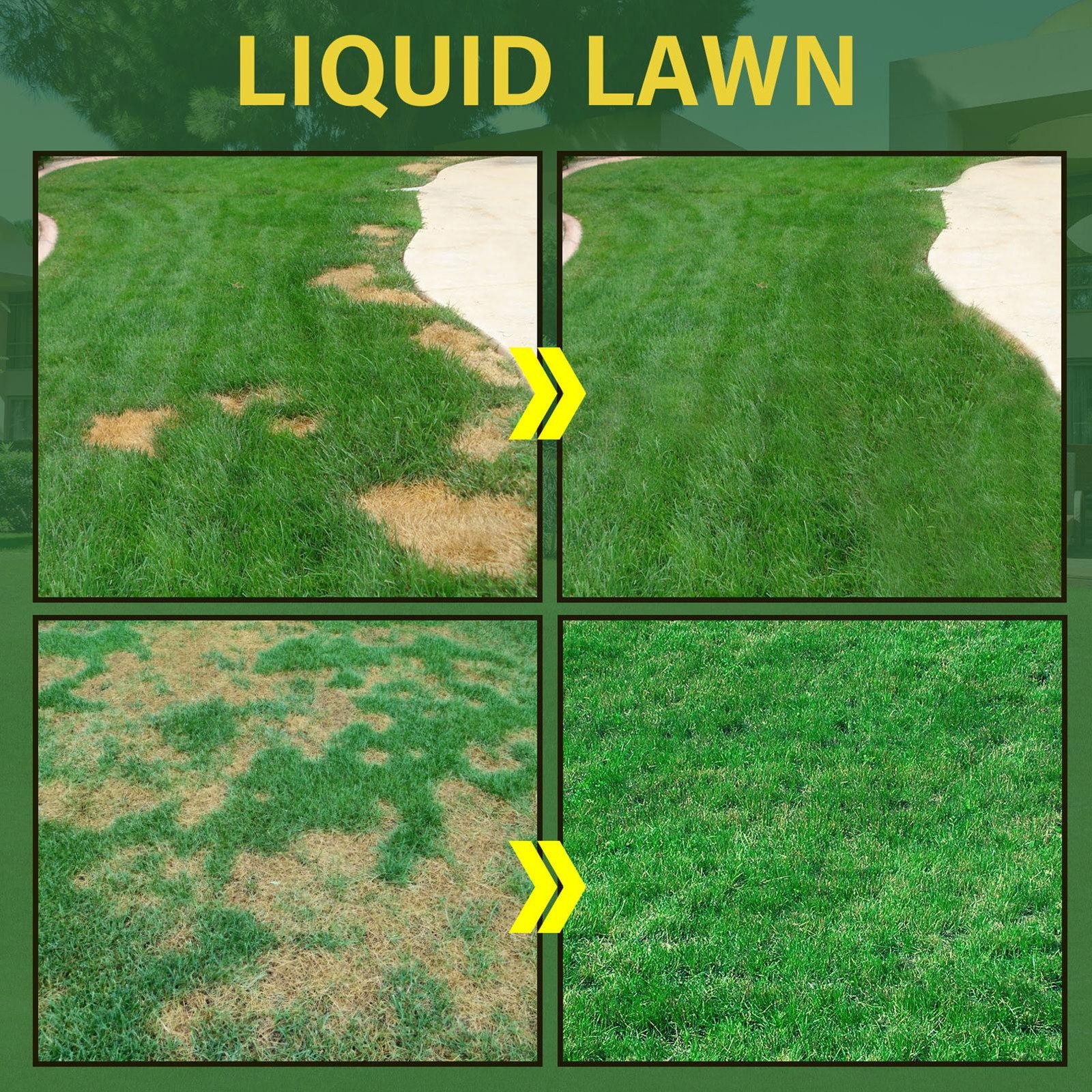 Liquid Lawn Green Grass Spray Grass Paint Max Strength Green Grass Lawn Spray