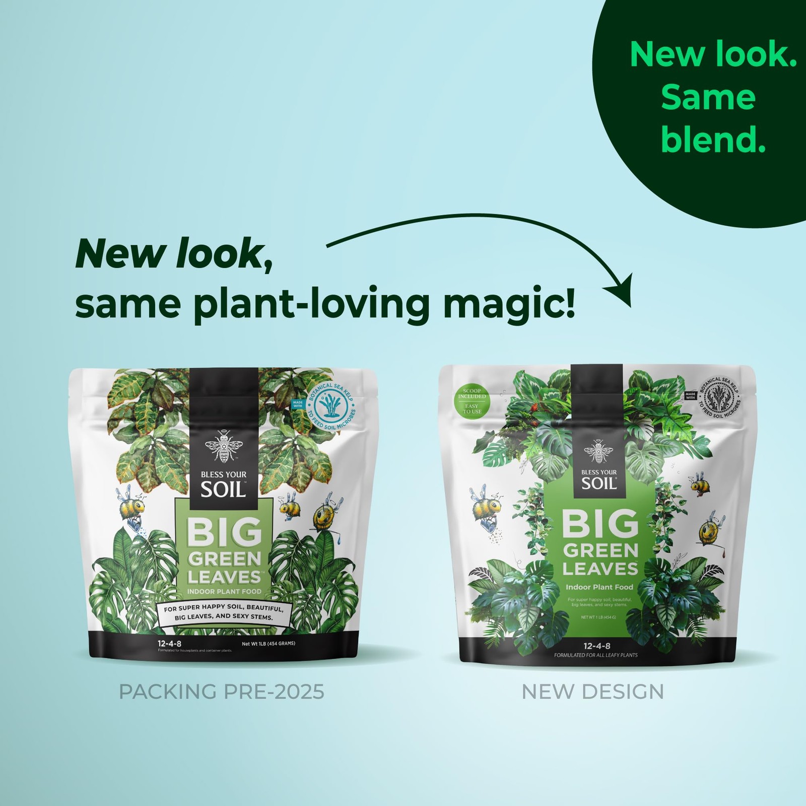 Big Green Leaves Indoor Plant Food – 4X Concentrated Houseplant Fertilizer wi…