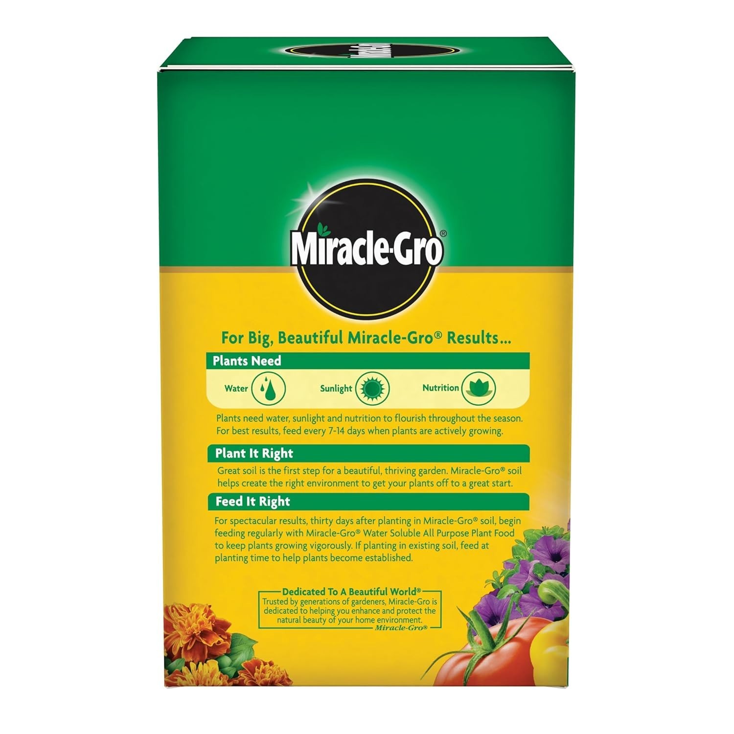 Miracle-Gro 1.5 lb Plant Food – Safe & Fast-Acting for All Indoor/Outdoor Plants