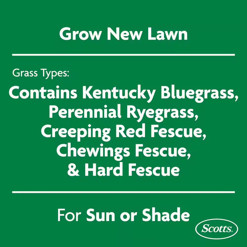 Turf Builder 32 Lbs. Grass Seed Sun & Shade Mix with Fertilizer and Soil Improve