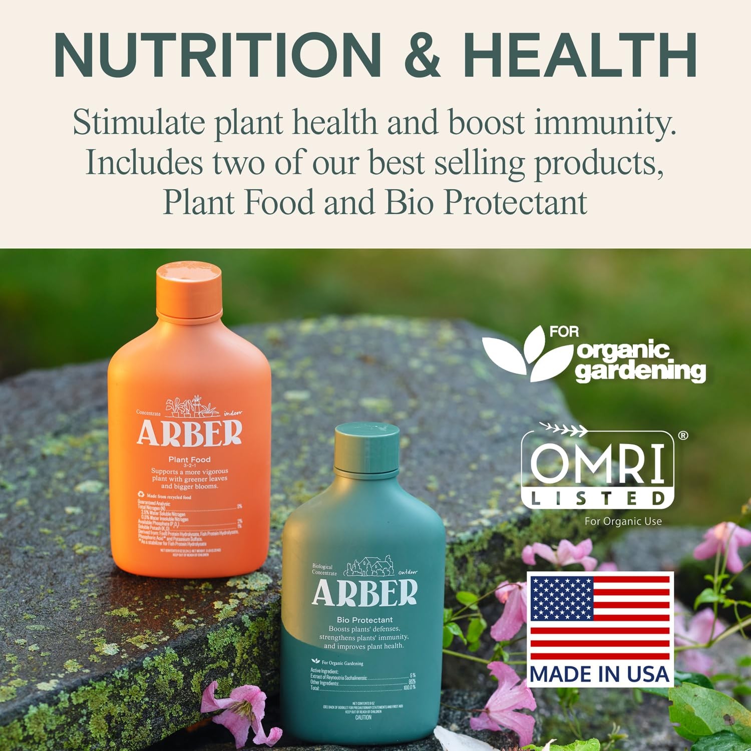 Organic Liquid Plant Food & Fertilizer – Nutrition & Health Set