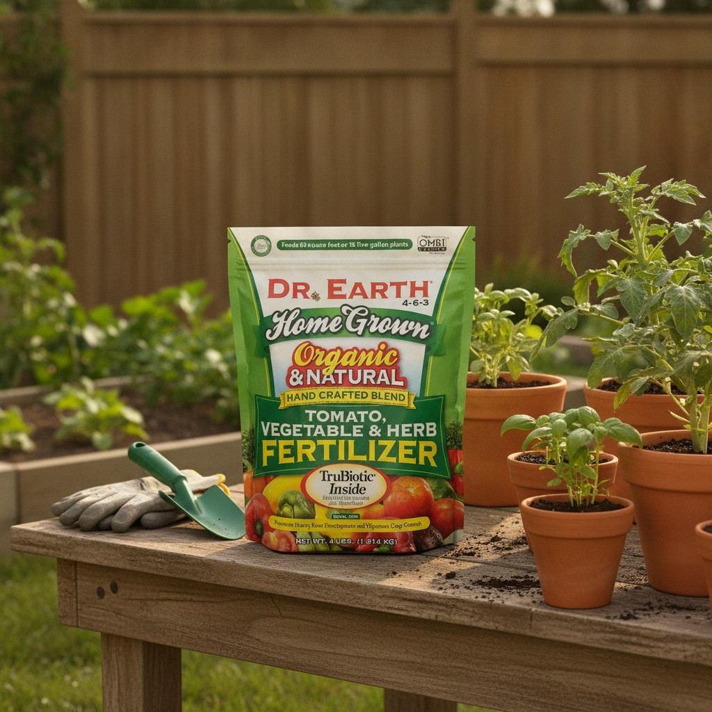 Natural 4 lb Tomato, Vegetable & Herb Fertilizer – Boost Nutrition & Growth