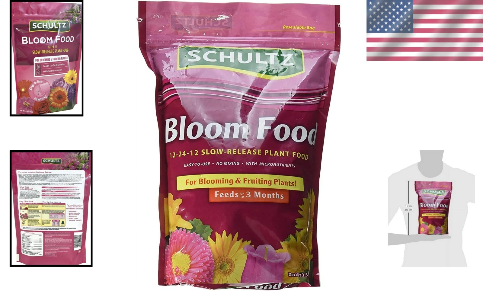 Luxury Slow-Release Bloom Fertilizer 3.5 lbs – Perfect for Roses and Perennials