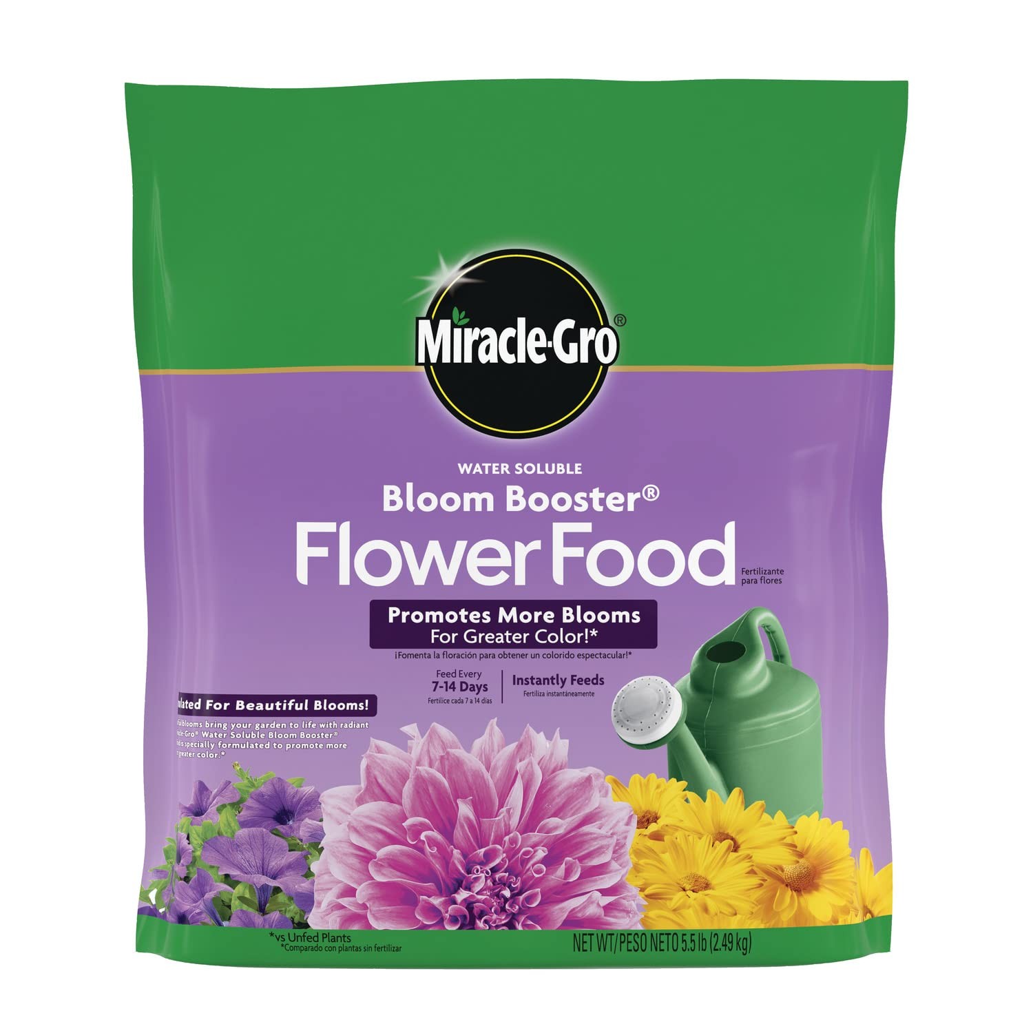 Miracle-Gro Water Soluble Bloom Booster Flower Food, 5.5 lb.