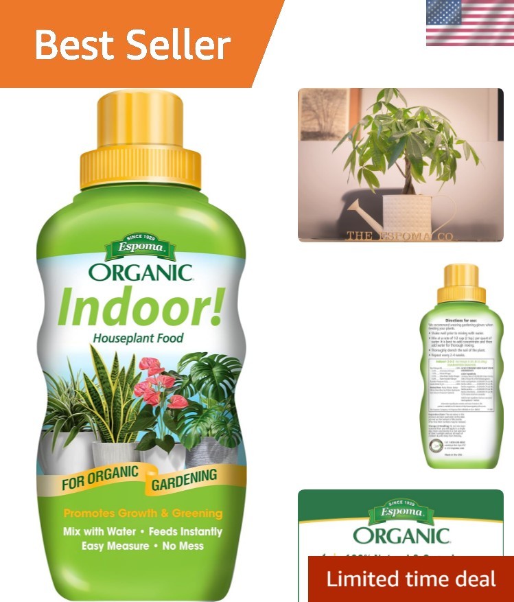 Organic 8 Oz Indoor Plant Food – Fast-Acting Fertilizer for All Plants