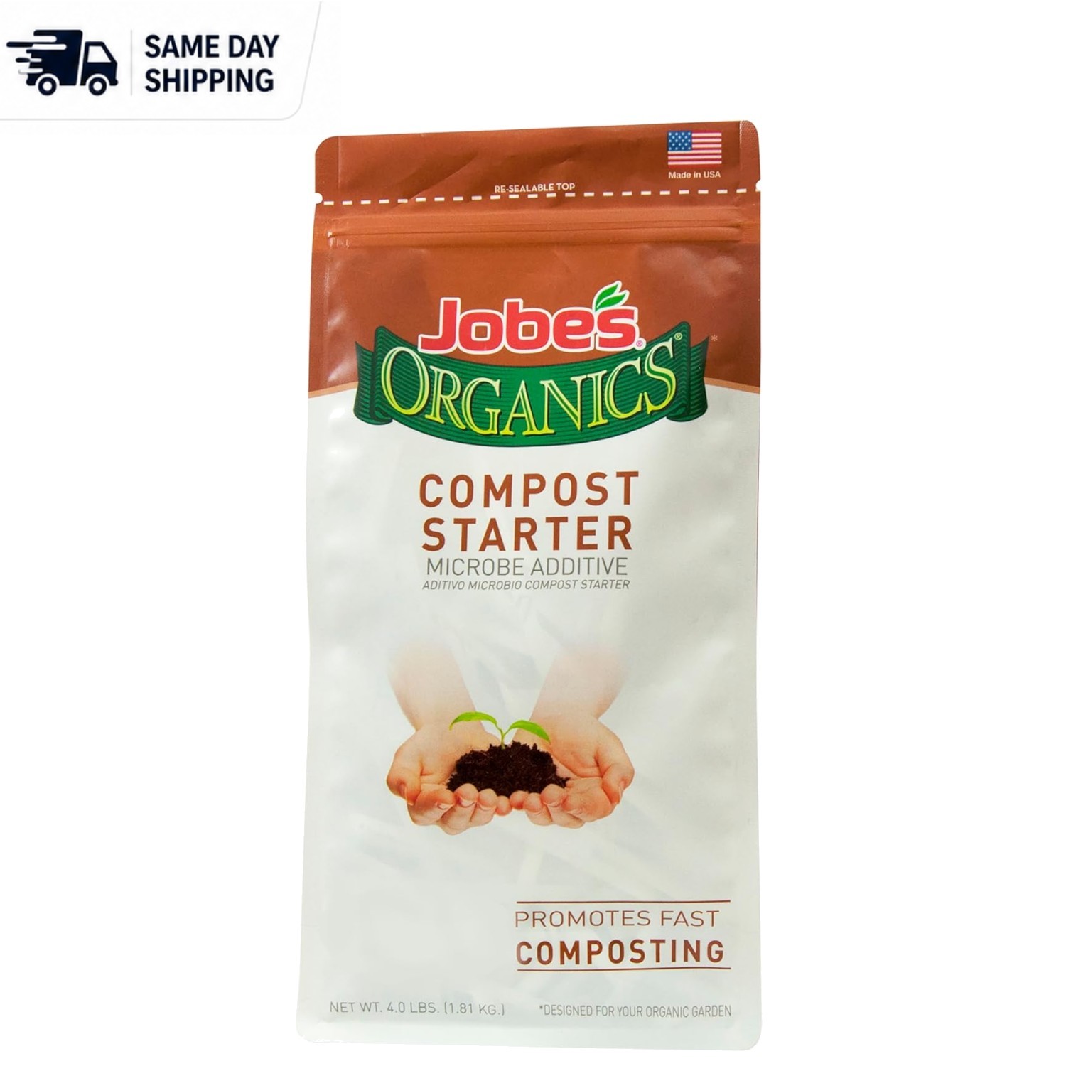 4 lbs Jobe’s Organic Compost Starter – Accelerate Your Garden Growth Today!