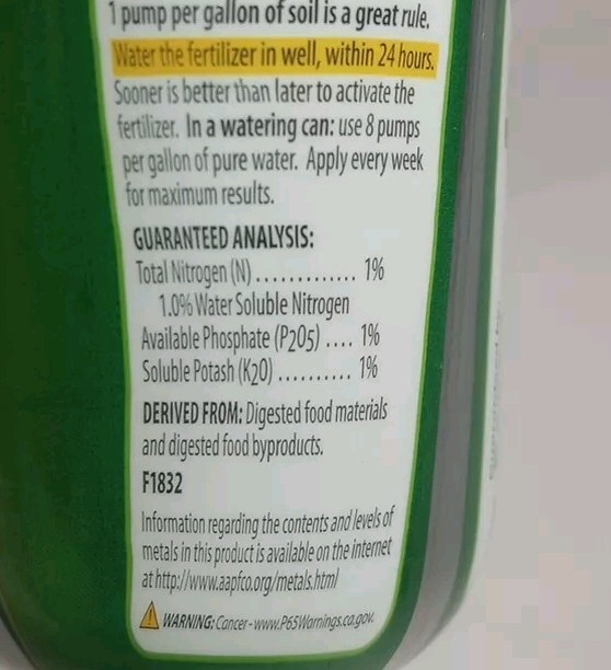 3 Pk Dr Earth Pure Gold Pump & Grow Concentrated All Purpose Plant Food 8 oz