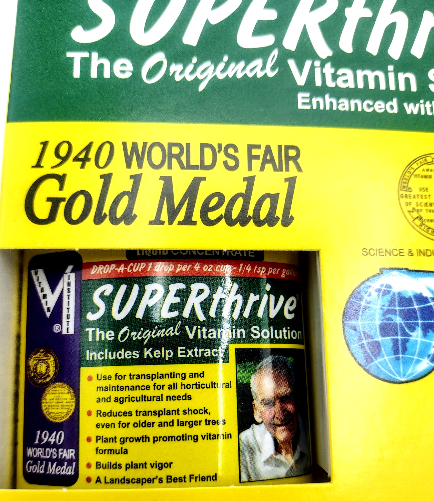 SUPERthrive Original Vitamin Kelp Solution for Indoor & Outdoor Plants Gardens