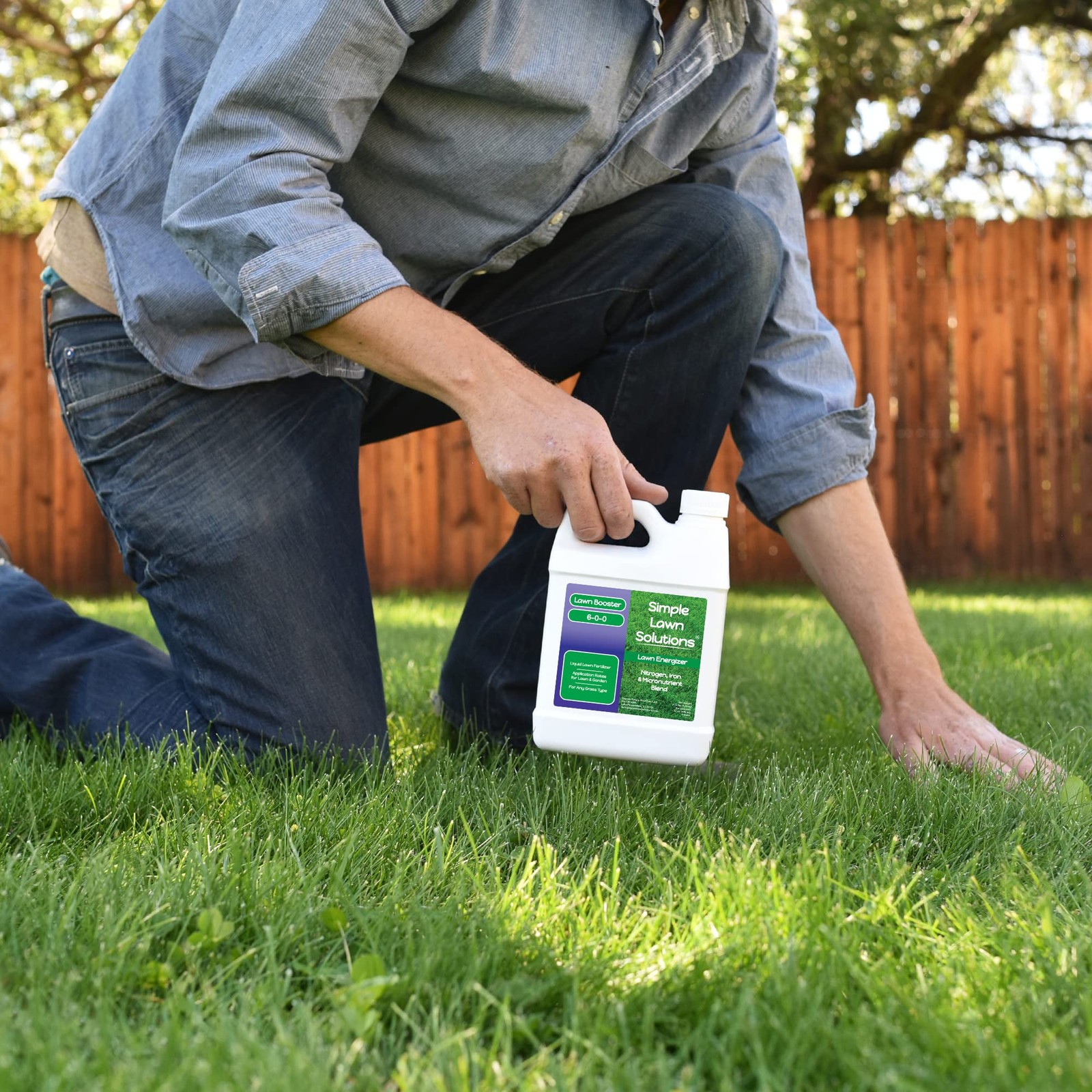 Commercial Lawn Energizer Iron Nitrogen Micronutrient – Liquid Turf Concentra…