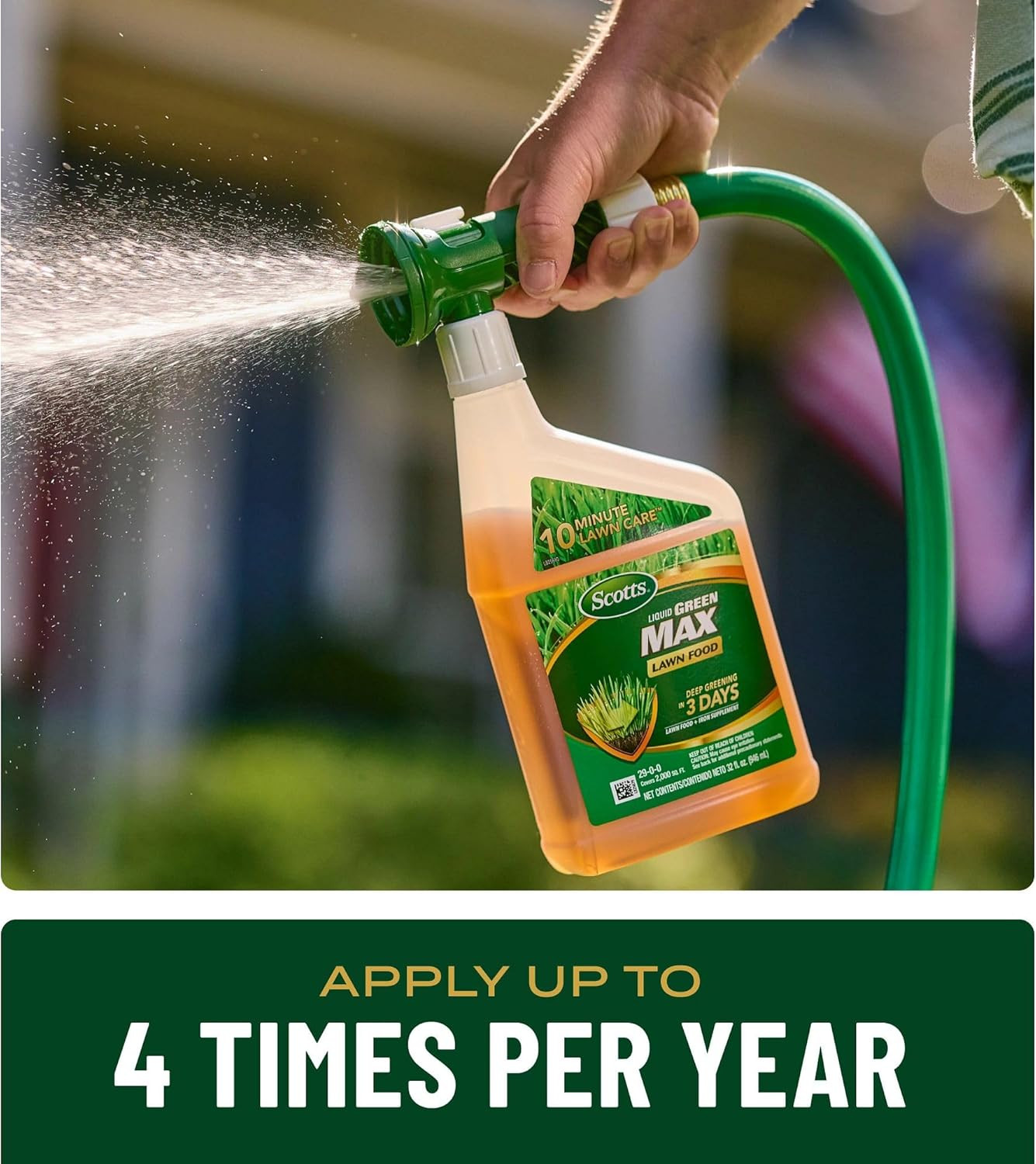 Scotts Liquid Green Max Lawn Food Refill – Liquid Lawn Fertilizer and Iron Suppl