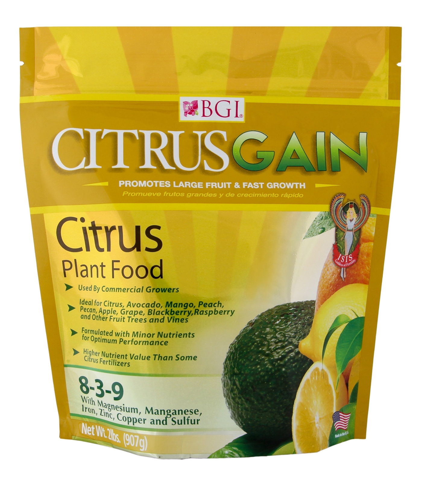 Citrusgain Bag, Citrus Fertilizer, Citrus Plant Food, 2 lb
