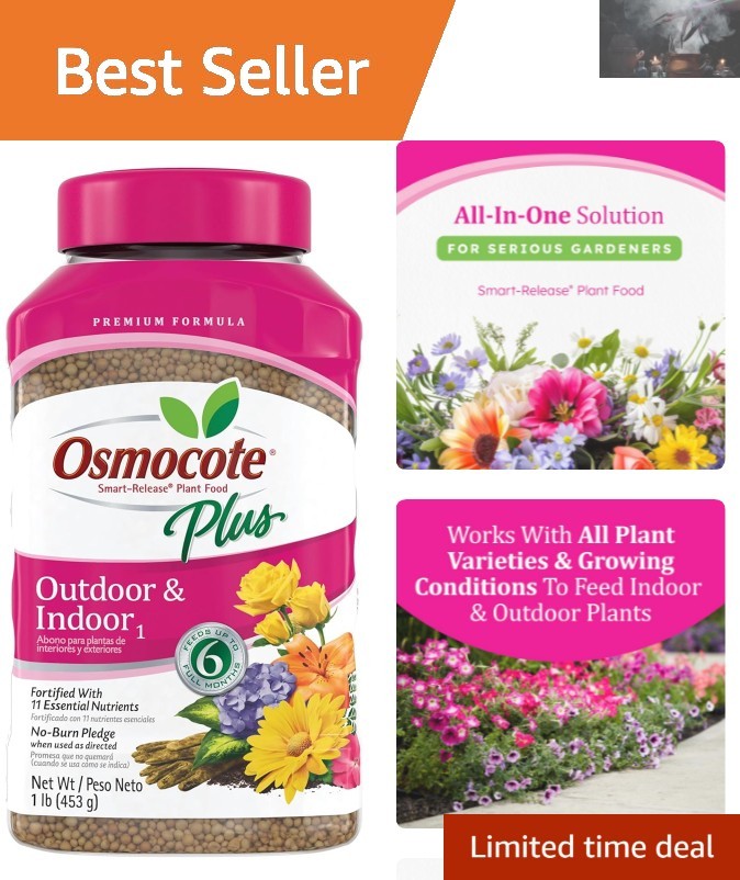 Granular Plant Fertilizer for Indoors & Outdoors – Covers up to 37 sq. ft. Area