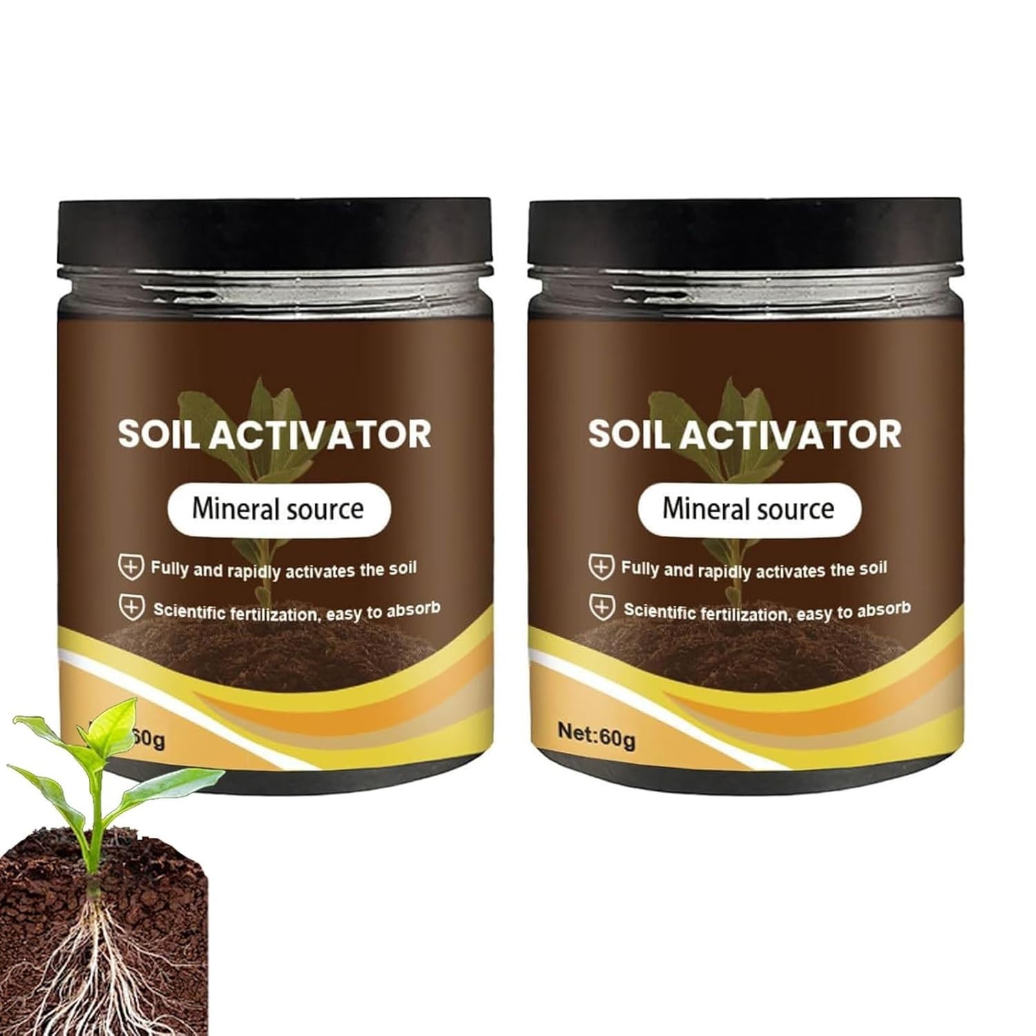2Pcs Soil Activator, Professional Bone Meal Fertilizer, Dirt Health Booster, Liq