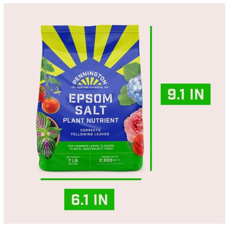 Pennington Epsom Salt Plant Food Fertilizer, 7 Lb