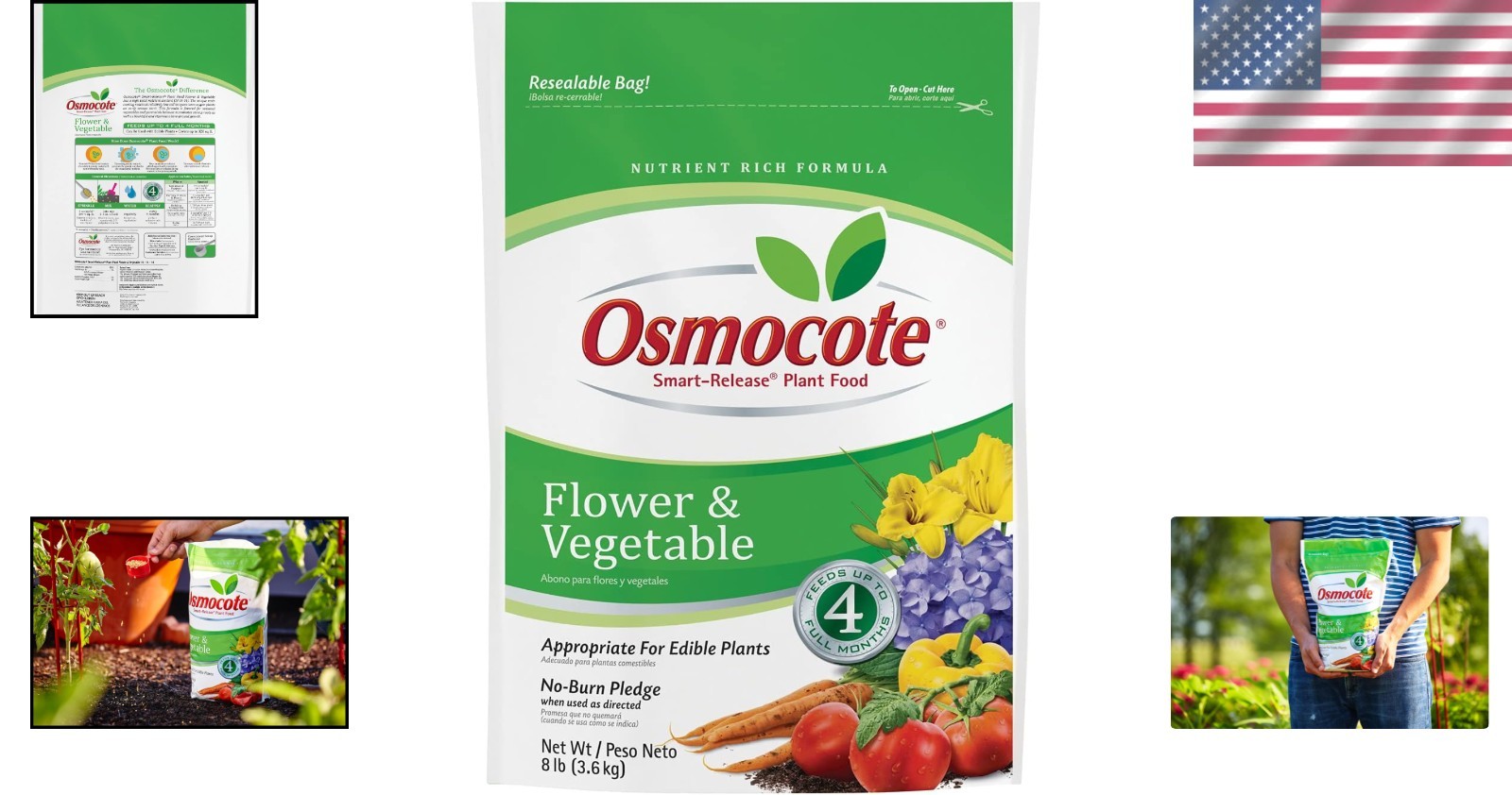 8 lb. Smart-Release Plant Food for Vibrant Flowers & Vegetables – NPK 14-14-14