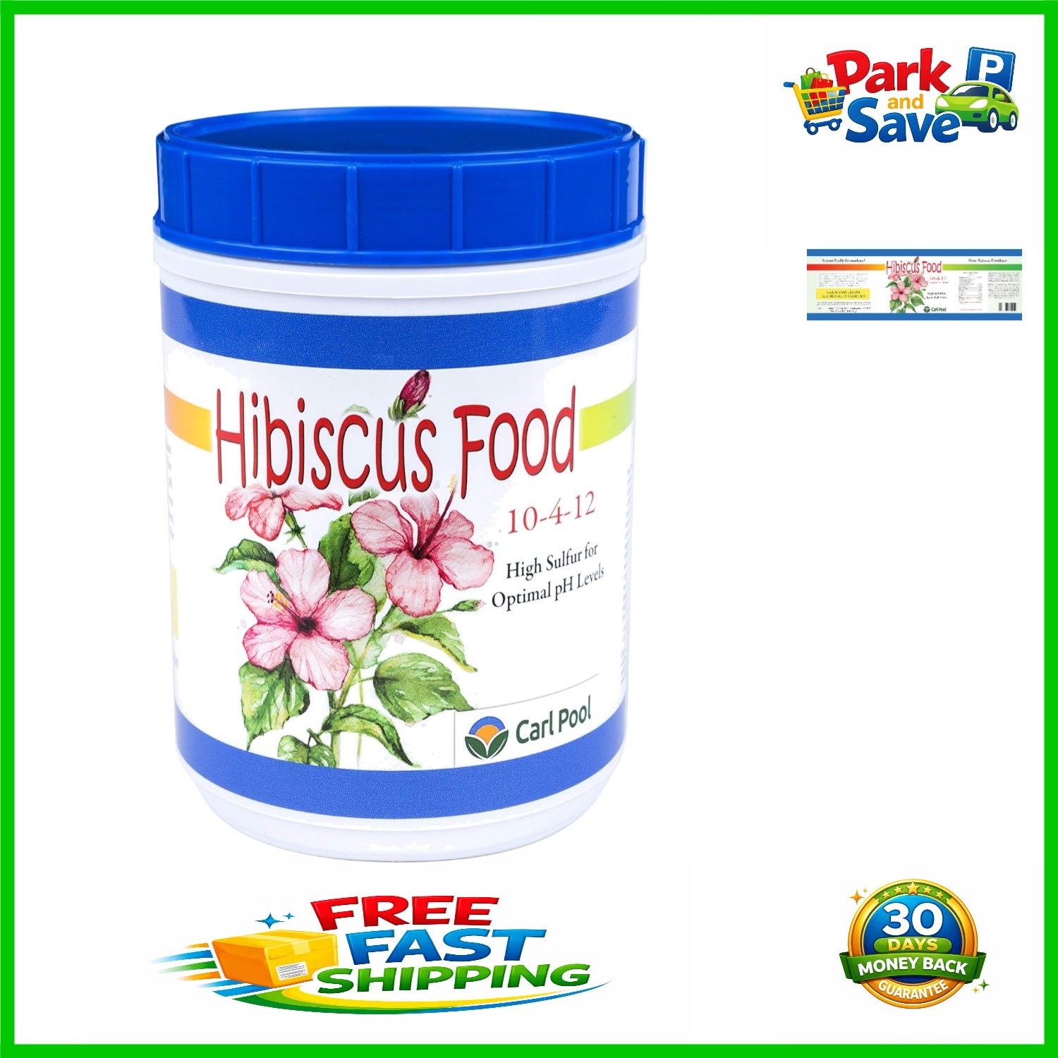 Scientifically Formulated Hibiscus Food 10-4-12 – 4 Lbs for Thriving Plants