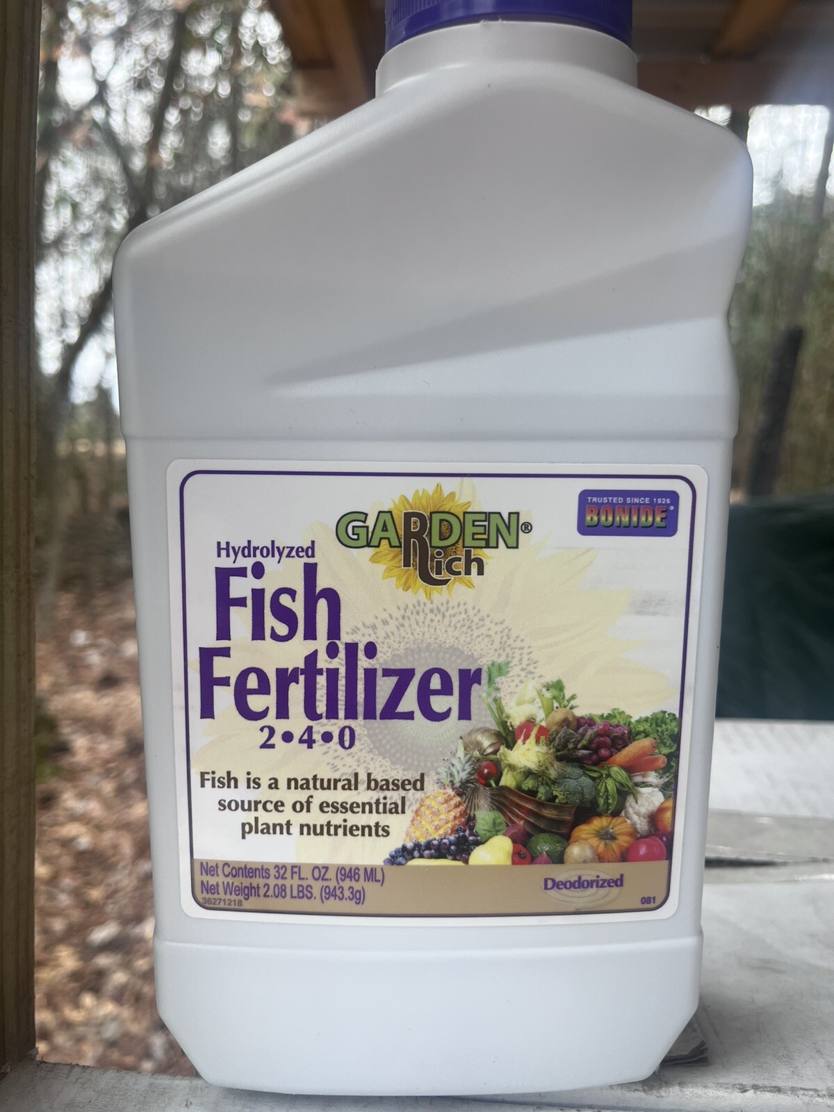 Bonide Fish Emulsion 2-4-0 32 oz