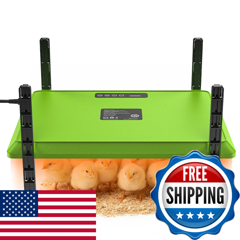 Chtoocy Smart Chick Brooder Heating Plate12X16 Adjustable Chicken Coop Heater