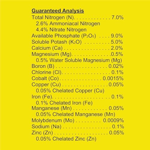 Plant Food Liquid Fertilizer 1 Gallon 7-9-5 Concentrate All Plants Hydroponics
