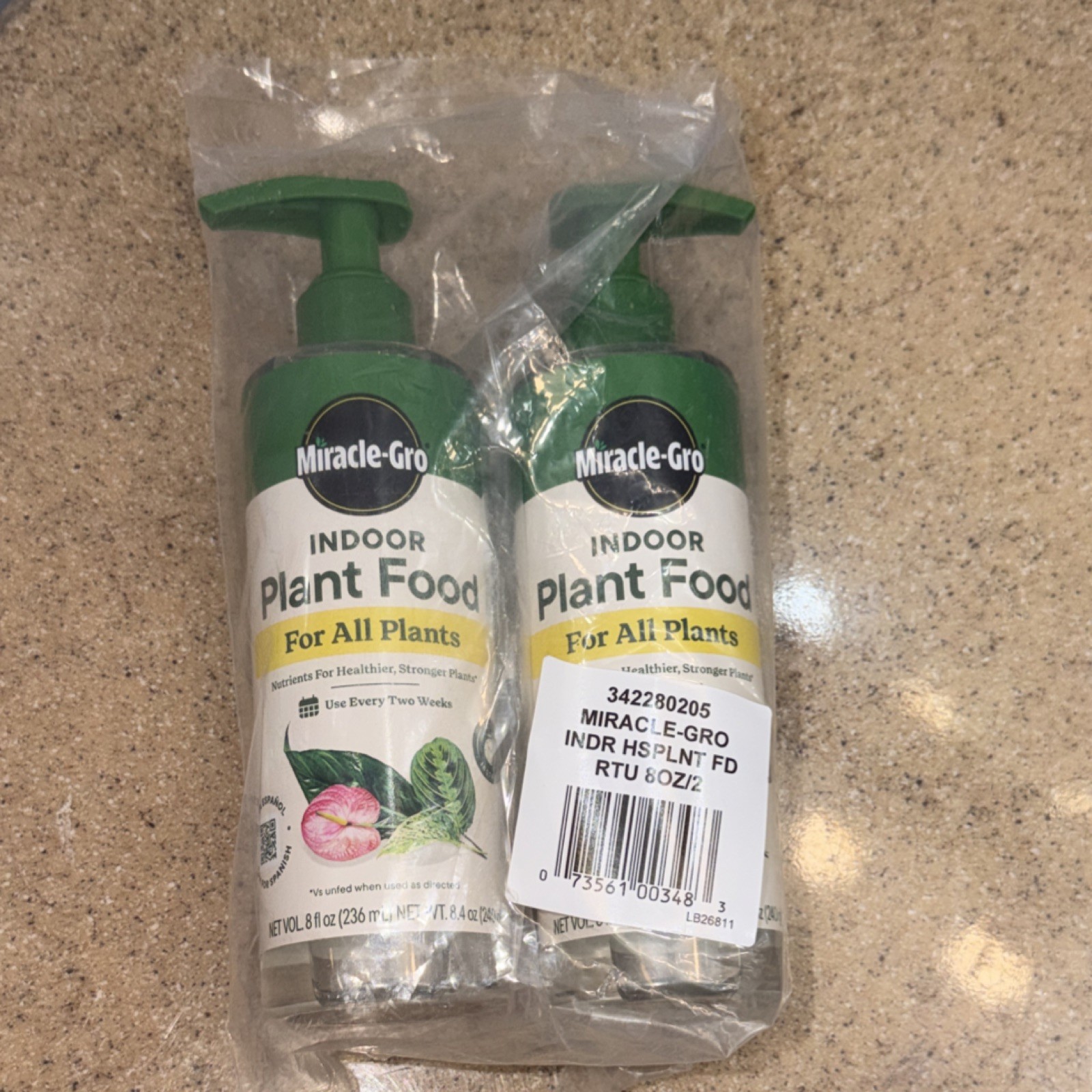 Miracle-Gro Indoor Liquid Fertilizer for Potted Plants, 8 fl oz Bottle