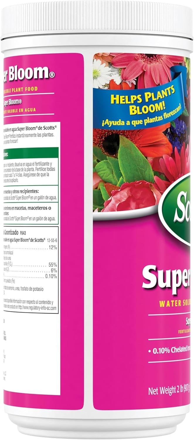 2 lbs. Super Bloom Water Soluble Plant Food Dry Fertilizer Synthetic Outdoor New