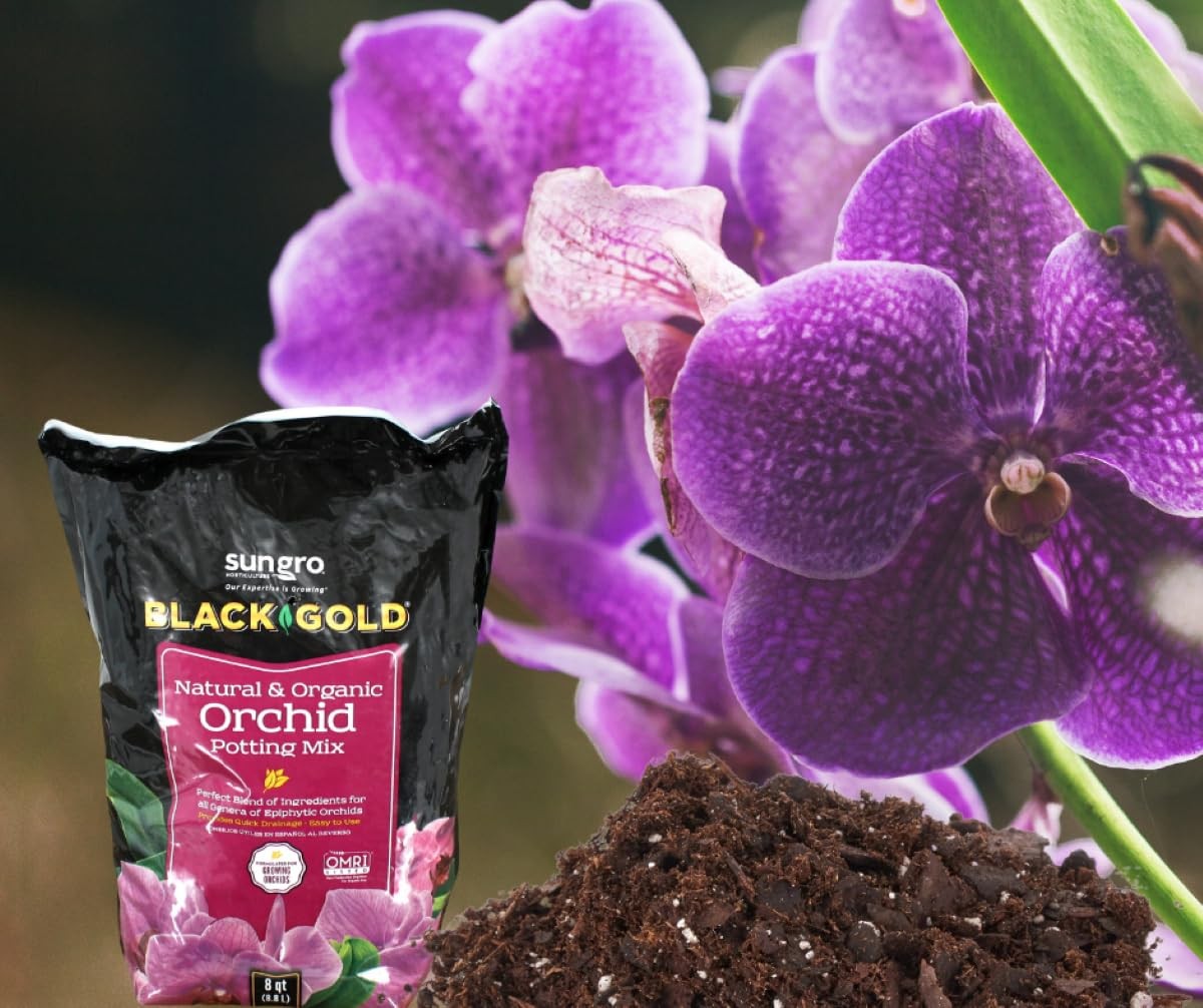 Premium Orchid Potting Mix 8qt Ideal for Healthy Growth and Blooms