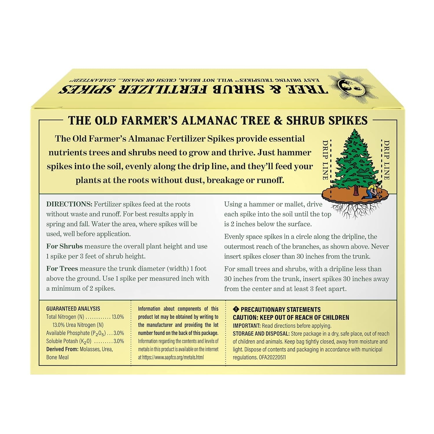 Easy-Use Tree & Shrub Fertilizer Spikes – 24 Spikes for Vibrant Growth