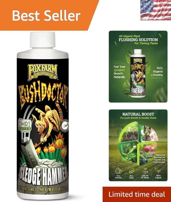 Sledgehammer Rinse by BushDoctor – Clear Fertilizer Buildup for Healthier Plants