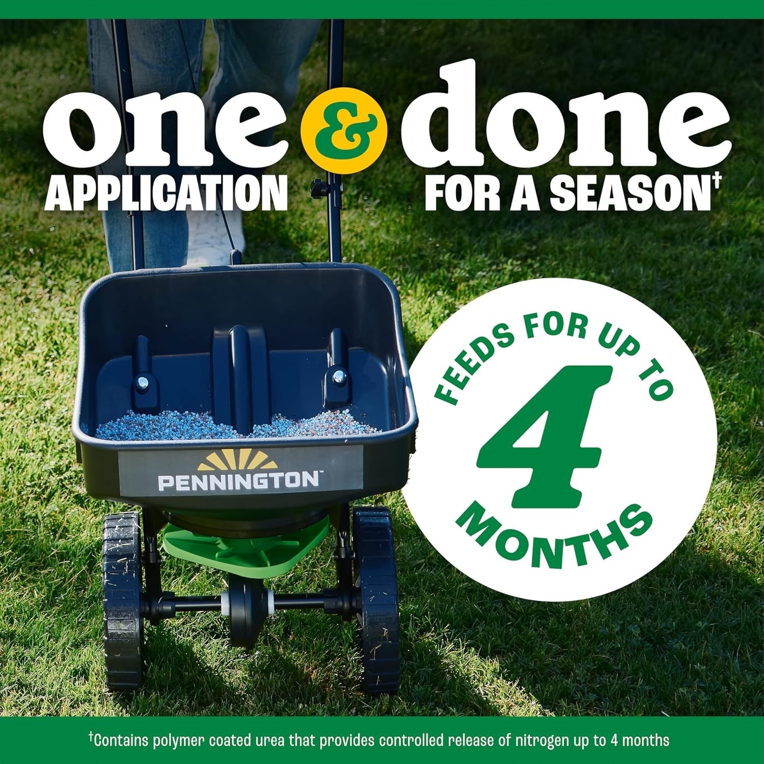 Full Season 33.6 LB | Slow release fertilizer for grass, one application per …