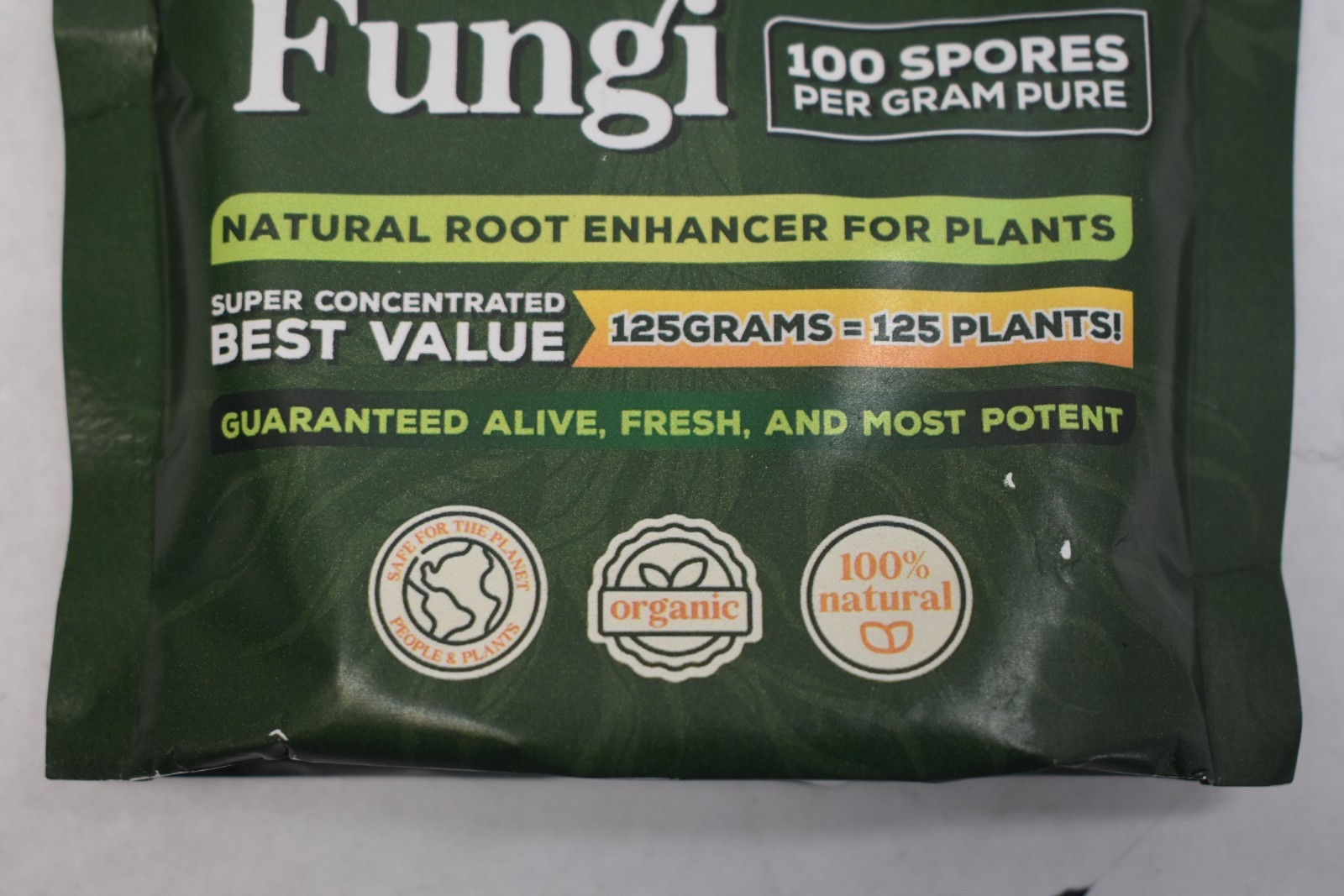 Mycorrhizal Fungi Organic Root Enhancer for Plants Super Potent 100 Spore 2 Pack