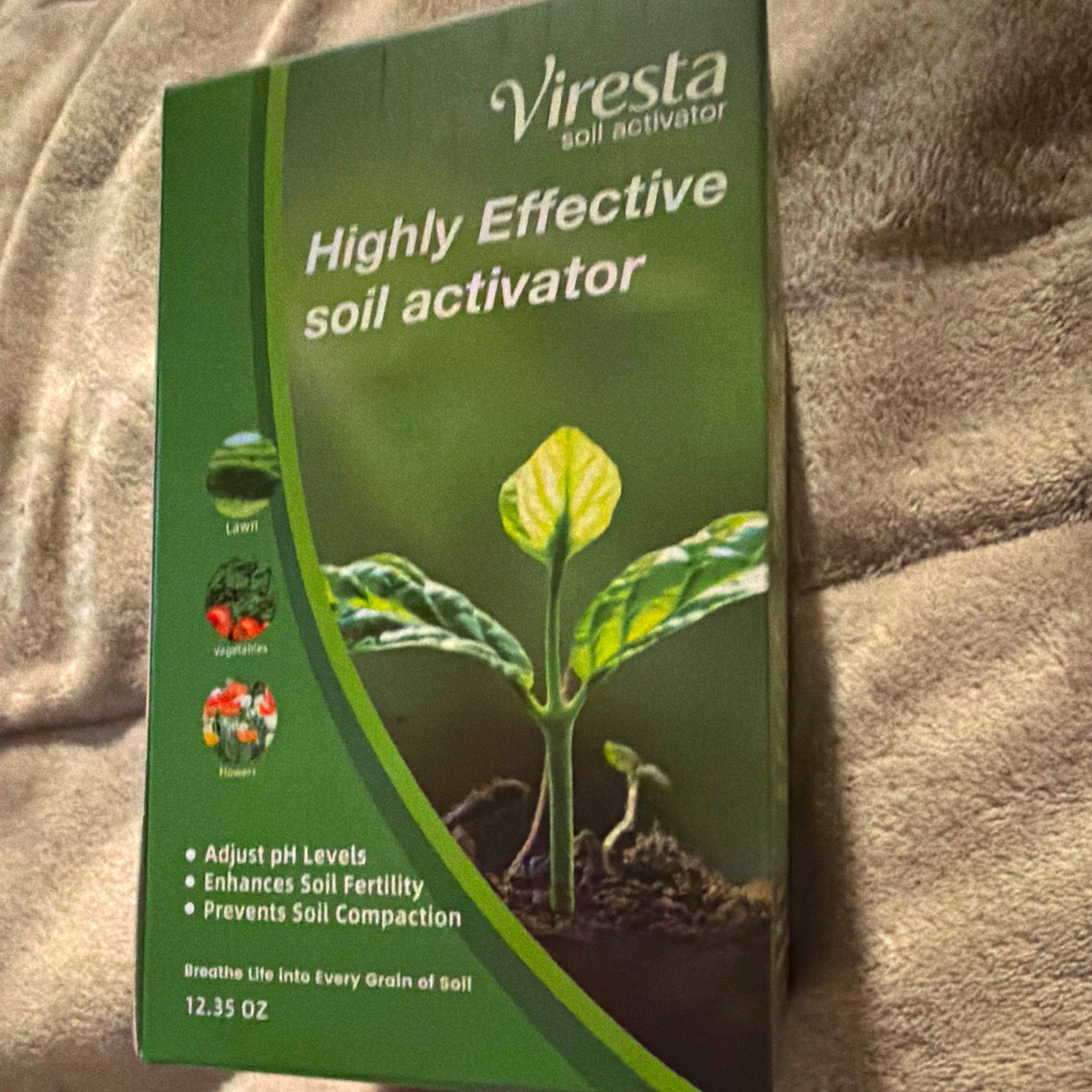 Viresta Soil Activator Organic Water Soluble Powder Concentrate 12.35 oz