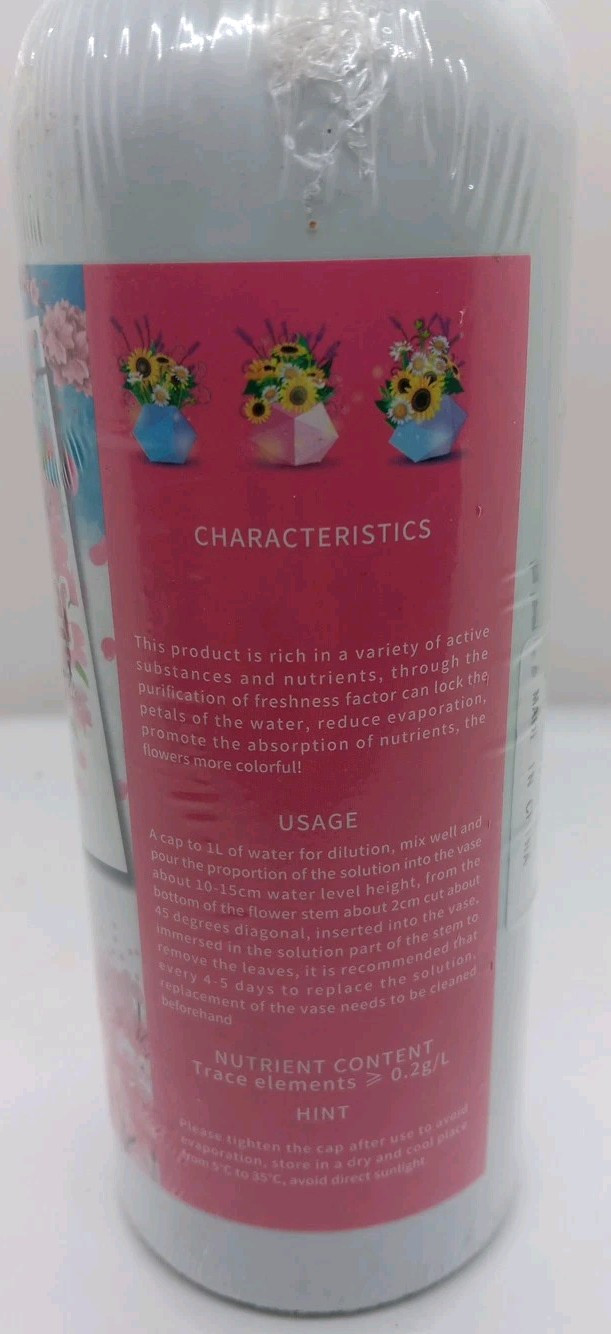 Flower Freshener Keep Flowers and Plants Fresh Healthy Plant Food 500 ml