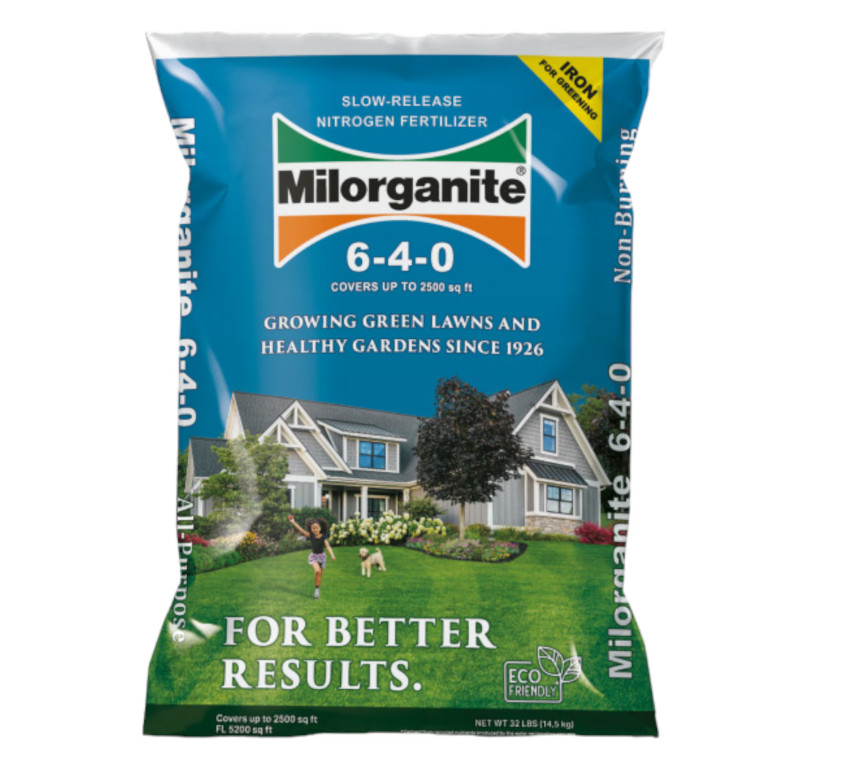 NEW Milorganite Long Lasting All Purpose Lawn Food, 6-4-0 Fertilizer,32 lb – 2P